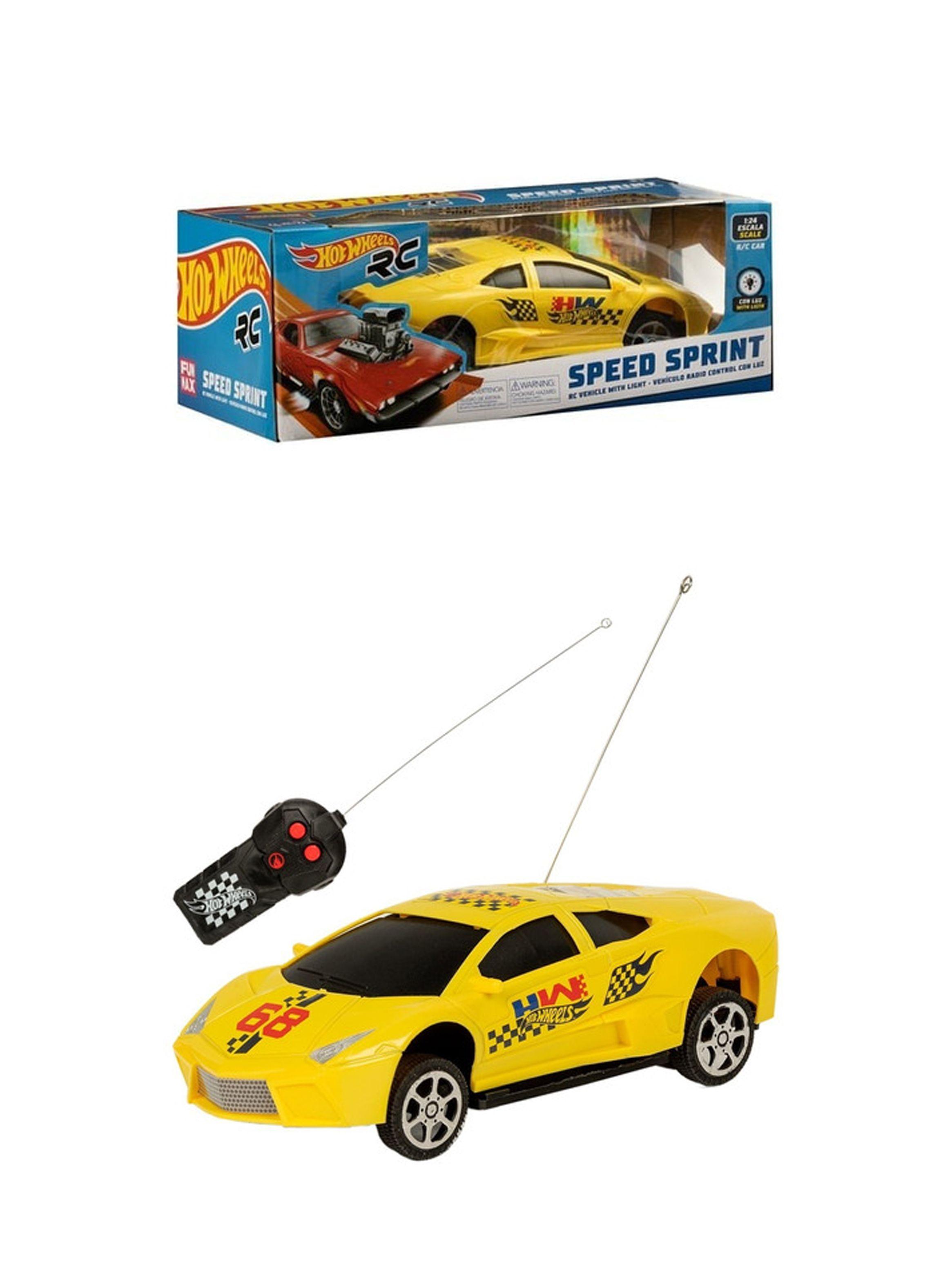 Vehículo Control Remoto Speed Sprint Rc de Hot Wheels-0