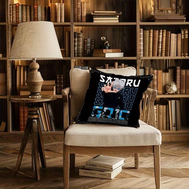 Funda de Almohada Gojo Jujutsu Kaisen 45x45cm Doble Cara-4