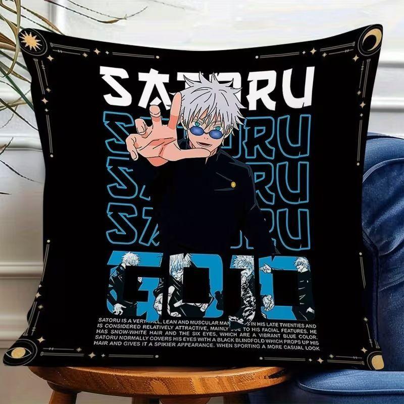 Funda de Almohada Gojo Jujutsu Kaisen 45x45cm Doble Cara-5