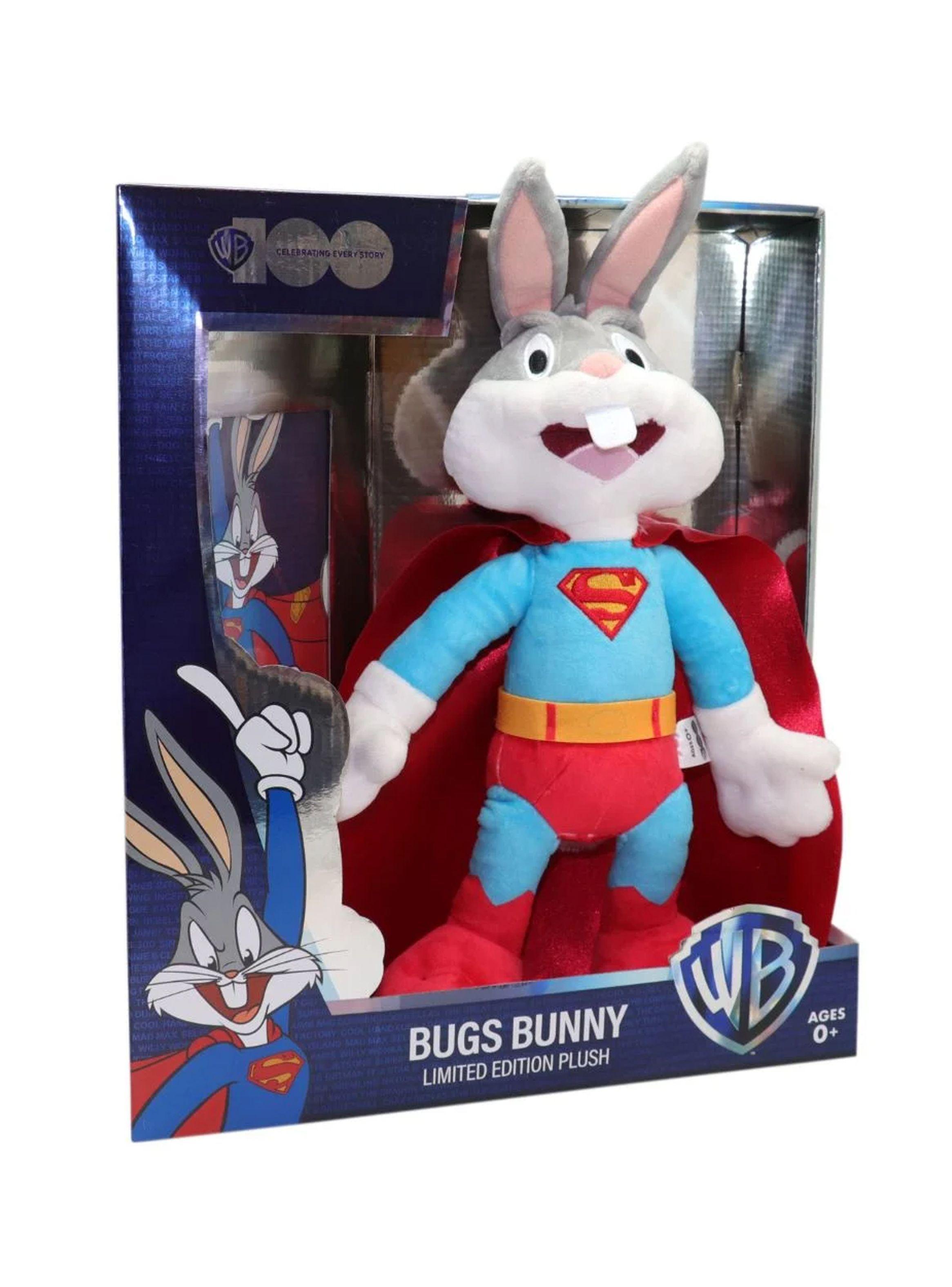 Peluche Bugs Bunny Superman 35 Cm 100 Años de Warner Bross de HeadStart-2