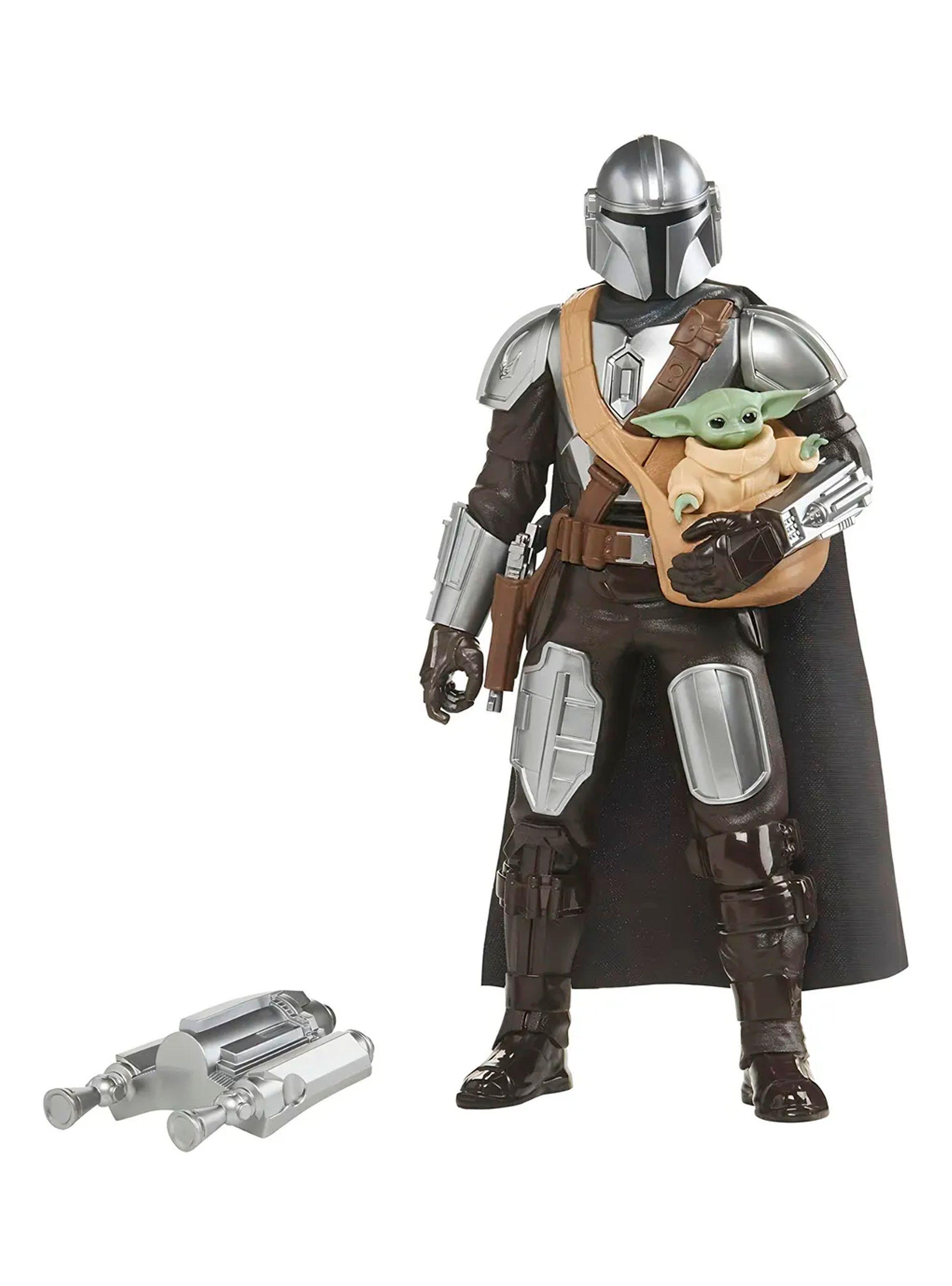 Figura Interactiva Mandalorian y Grogu 30 cm | Star Wars Galactic Action-3