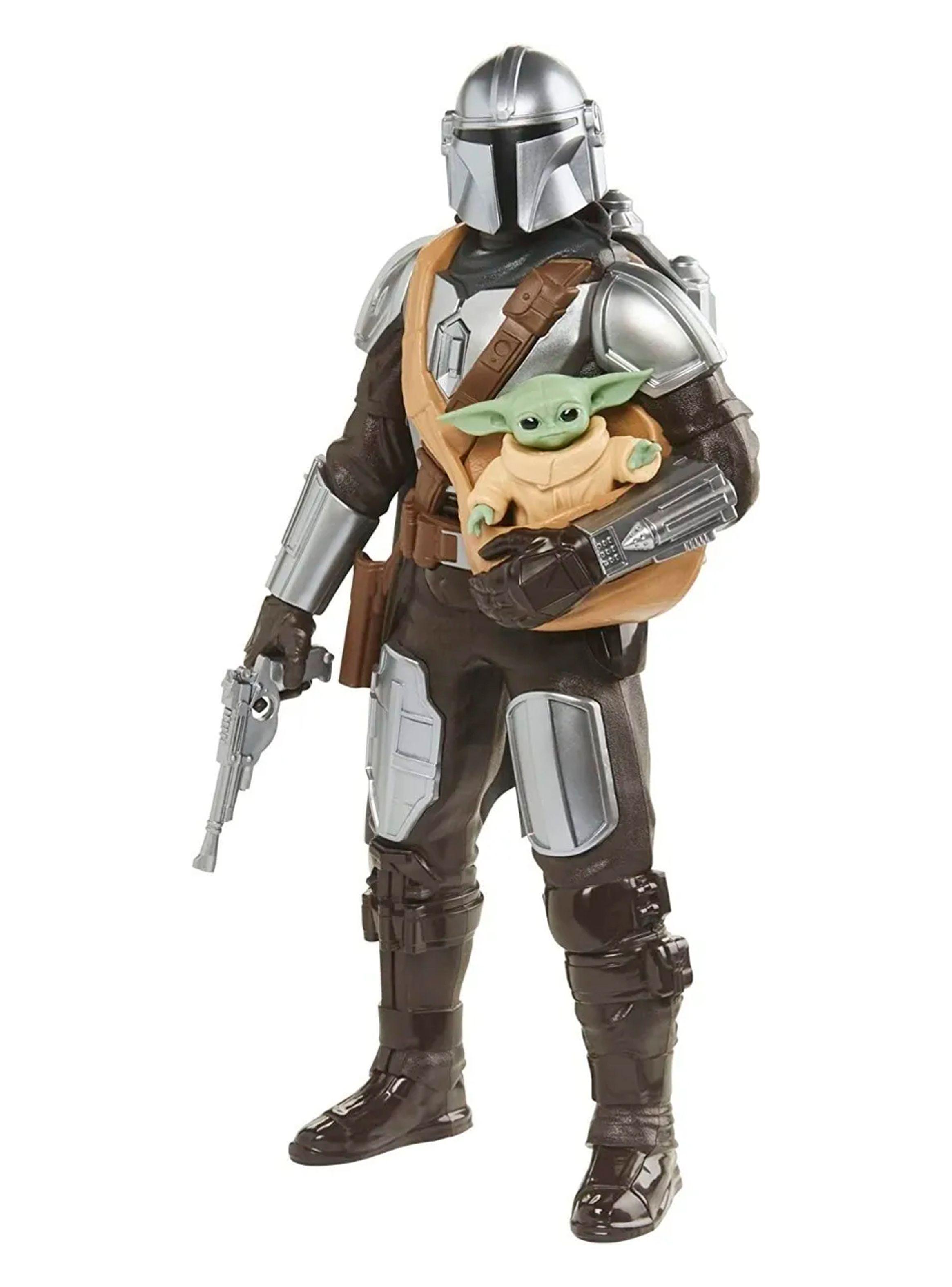 Figura Interactiva Mandalorian y Grogu 30 cm | Star Wars Galactic Action-4