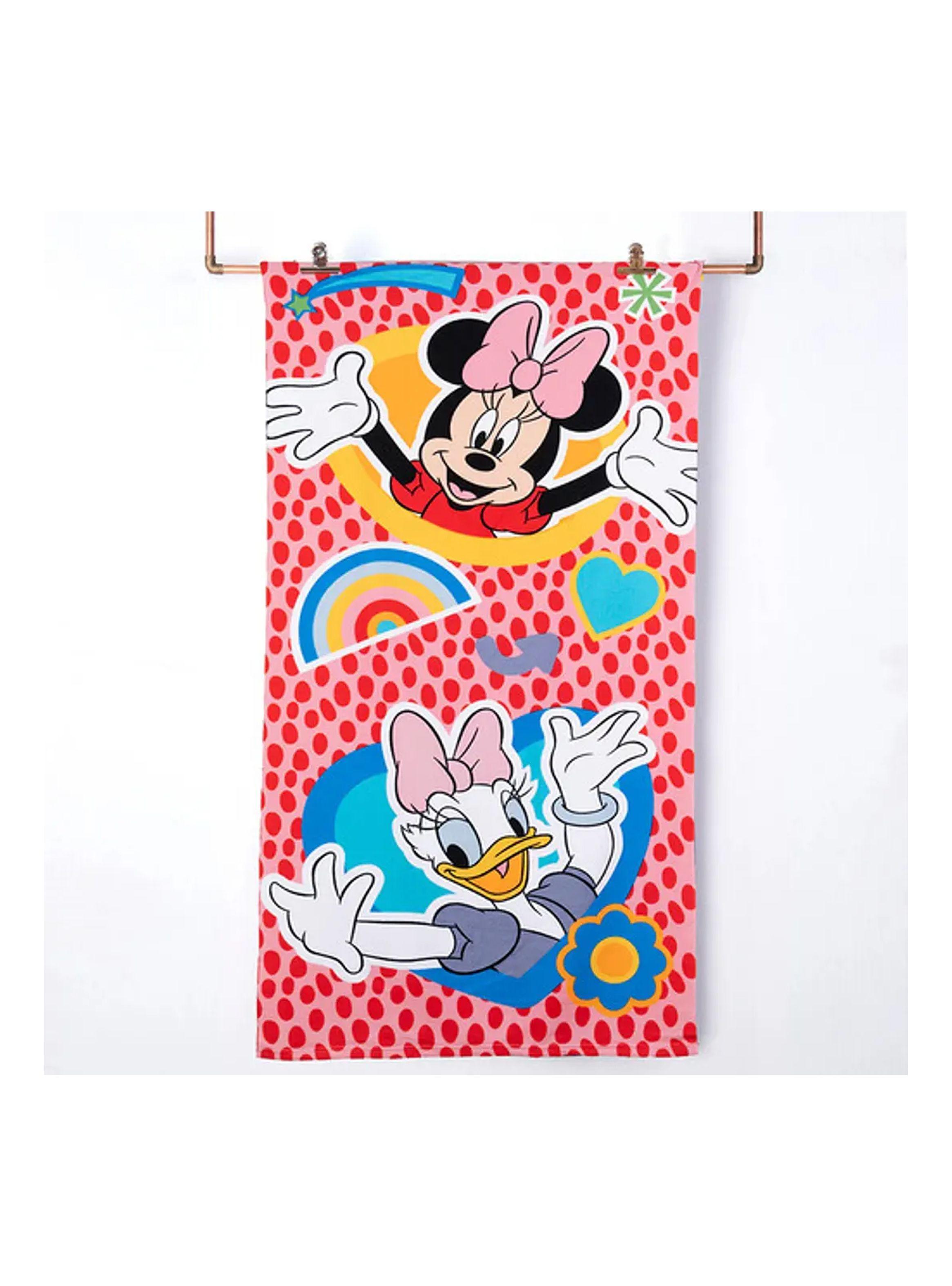 Toalla De Playa con Bolso Minnie Mouse Daisy 70x140cms de Disney-0