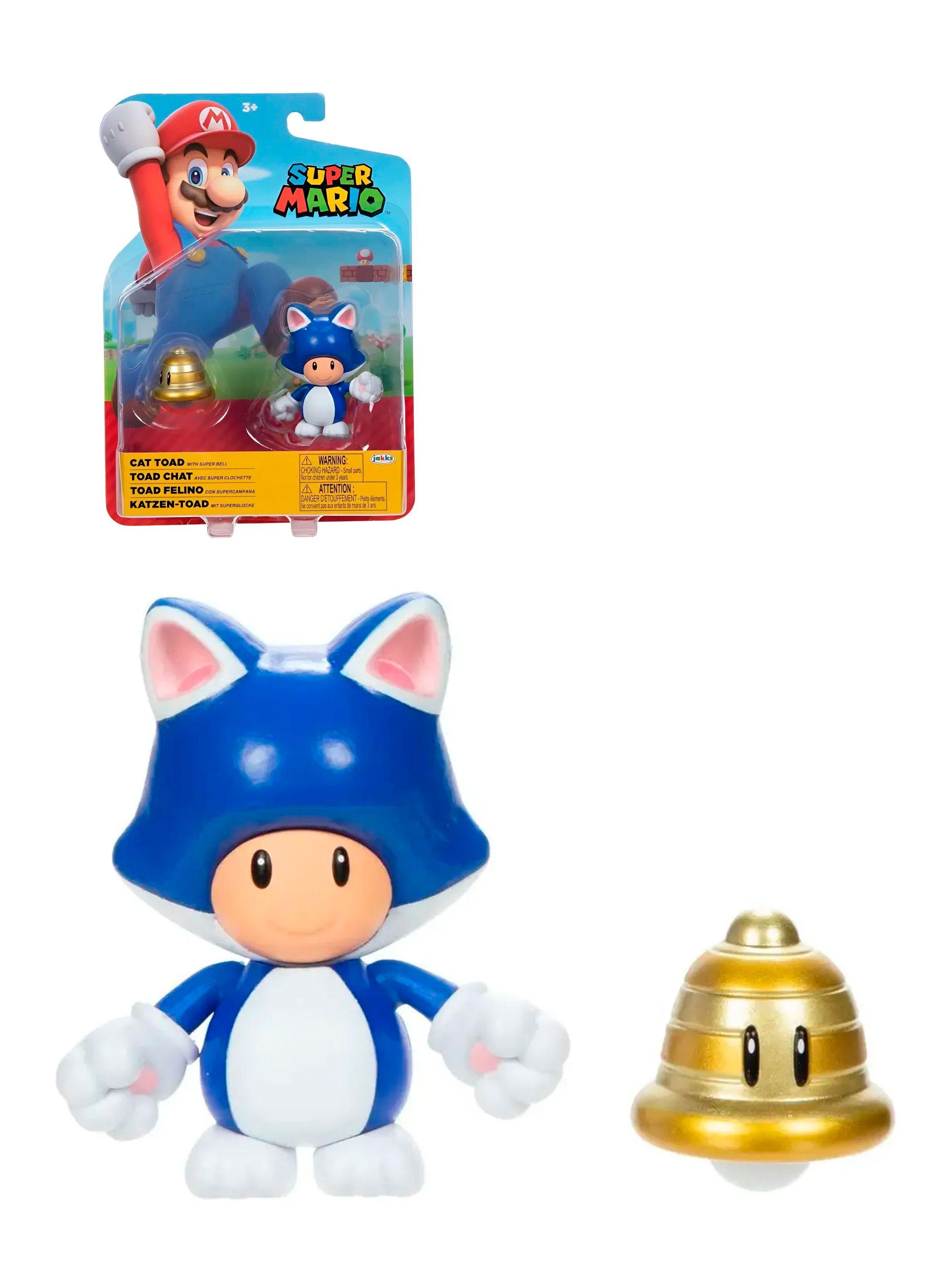 Figura Toad Felino Super Mario 10cm niños 3+-0
