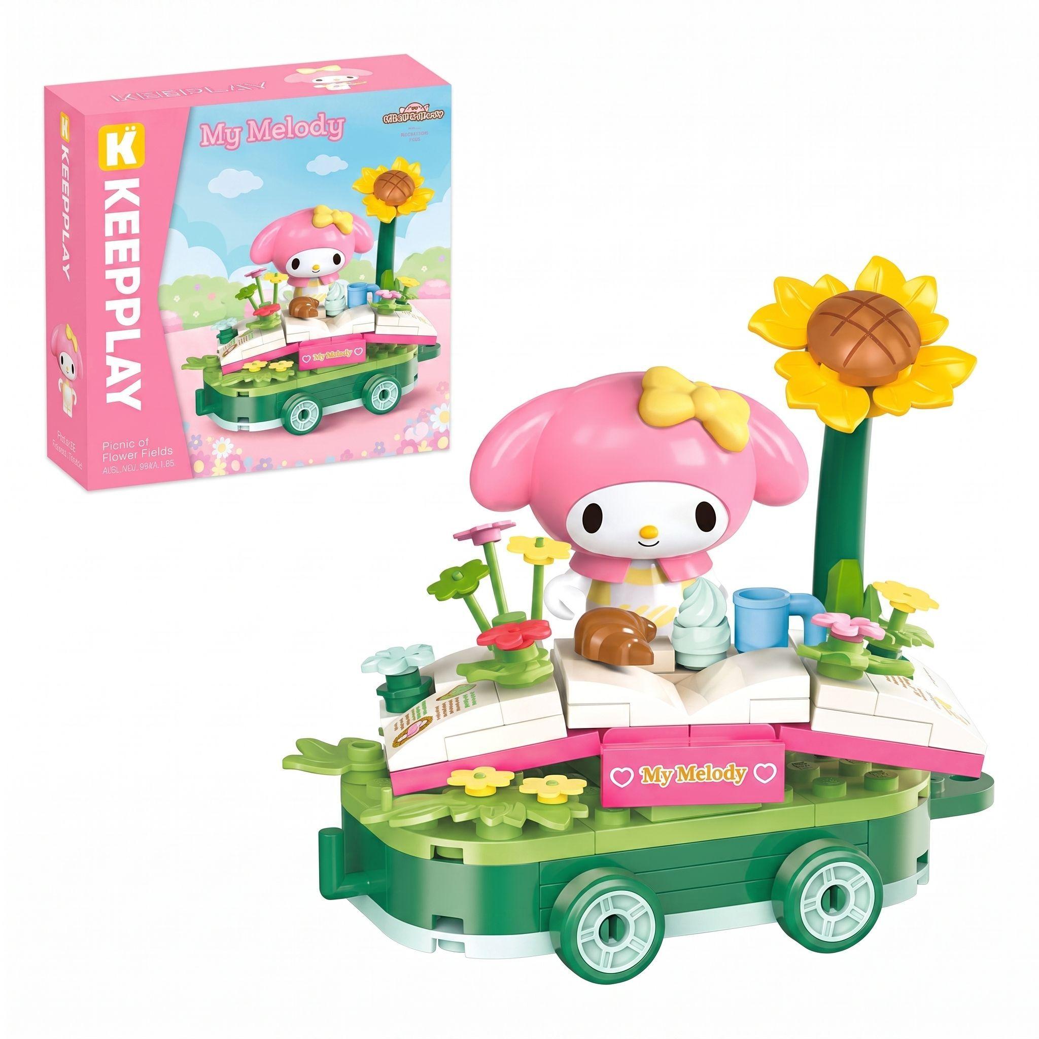 Figura Armable My Melody Picnic Sanrio Bloques-0
