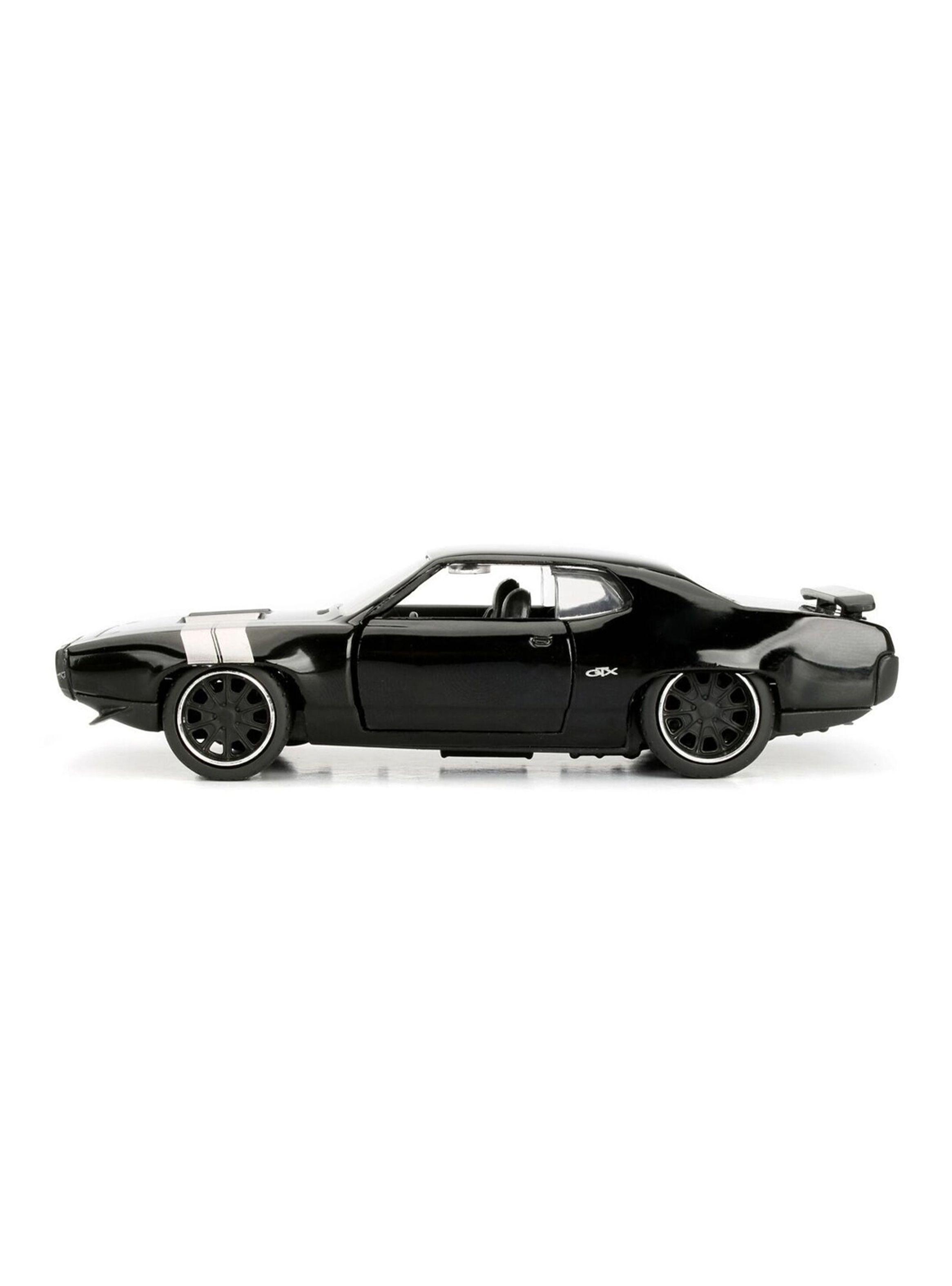 Vehículo Dom's 1972 Plymouth Gtx Rapido Y Furioso Negro Escala 1:32 de Jada-4