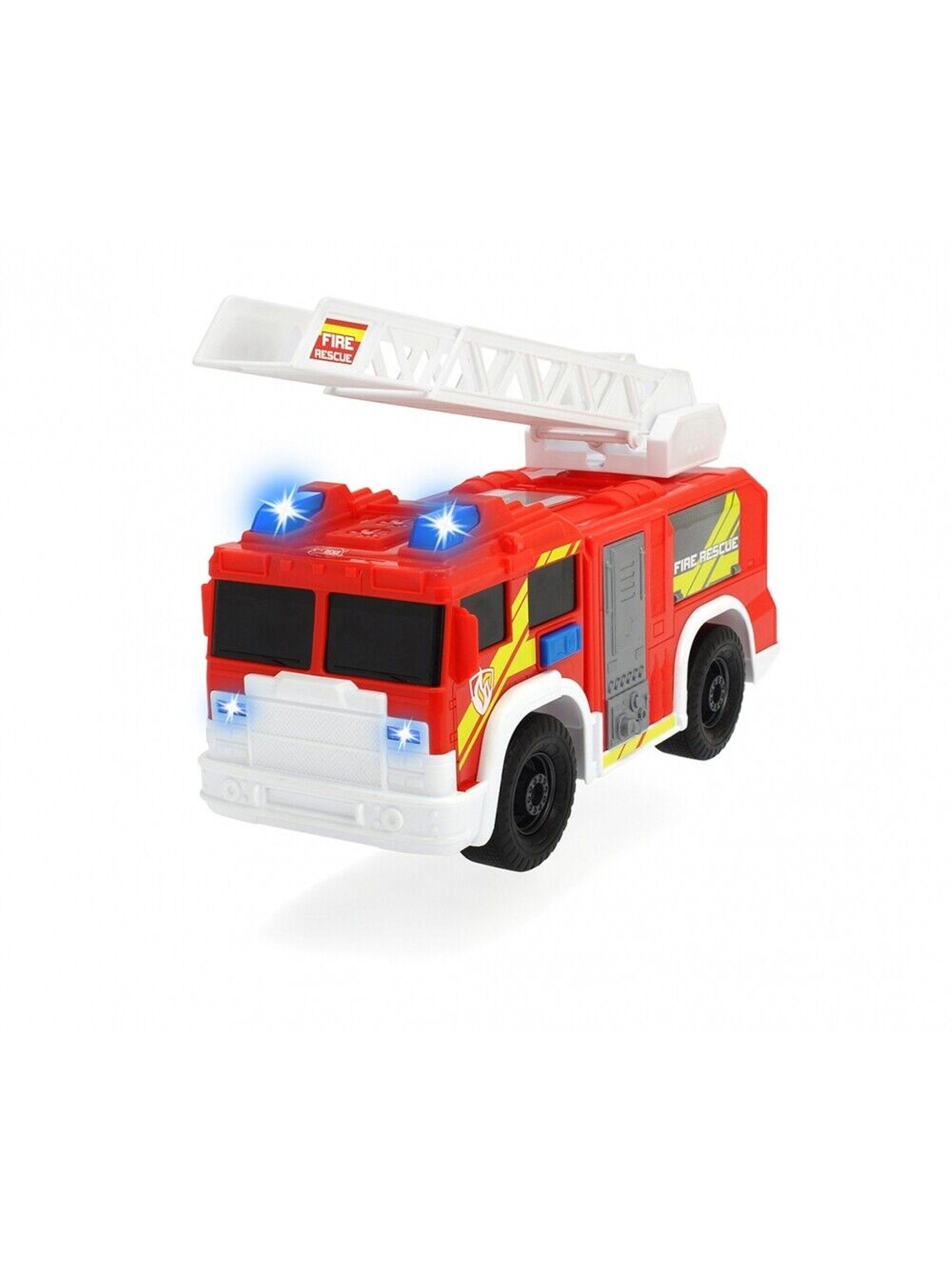 Vehículo de Emergencia Camión de Bomberos con Luces y Sonidos Mighty Fleet de Dickie Toys-1