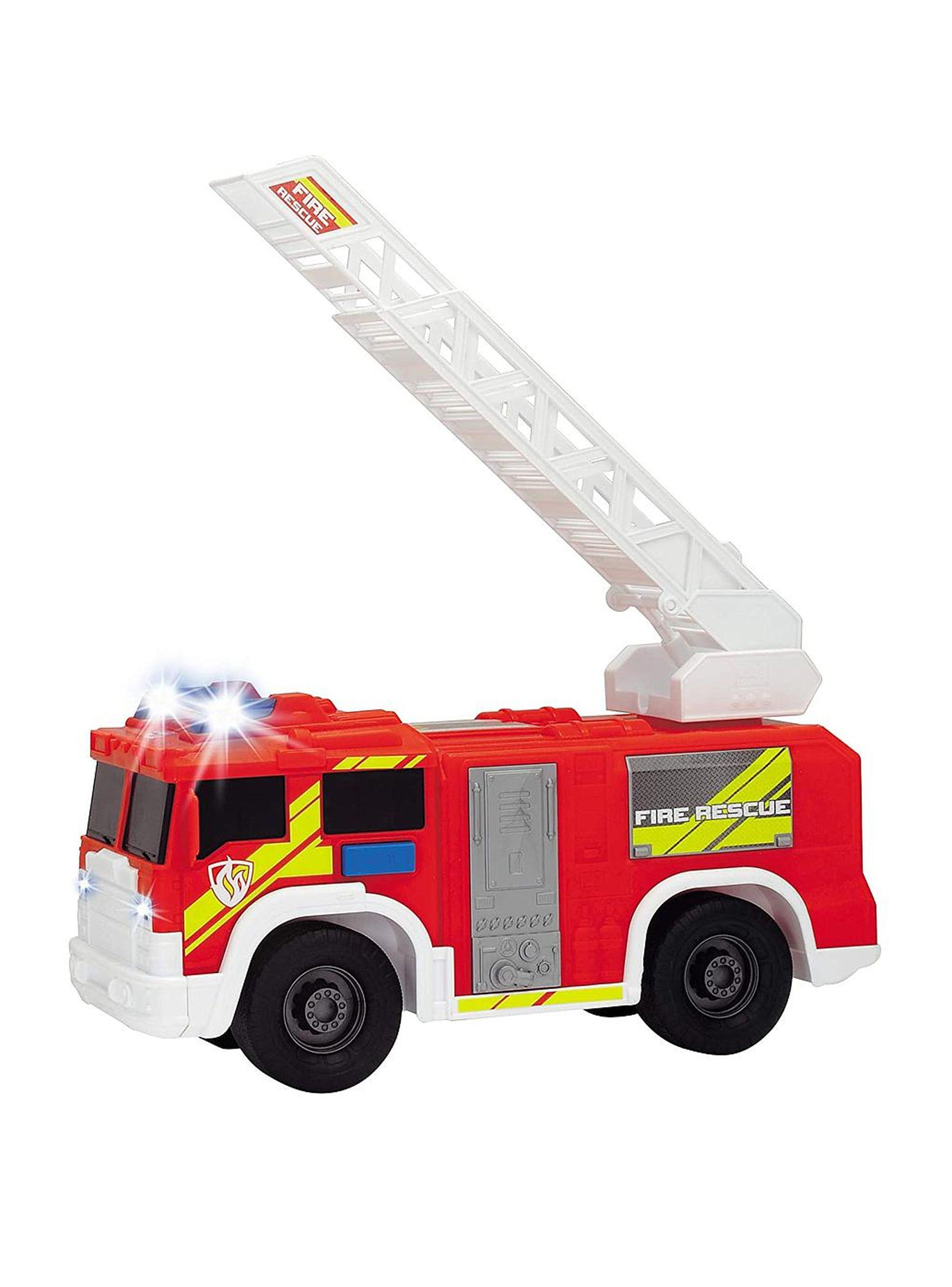 Vehículo de Emergencia Camión de Bomberos con Luces y Sonidos Mighty Fleet de Dickie Toys-3