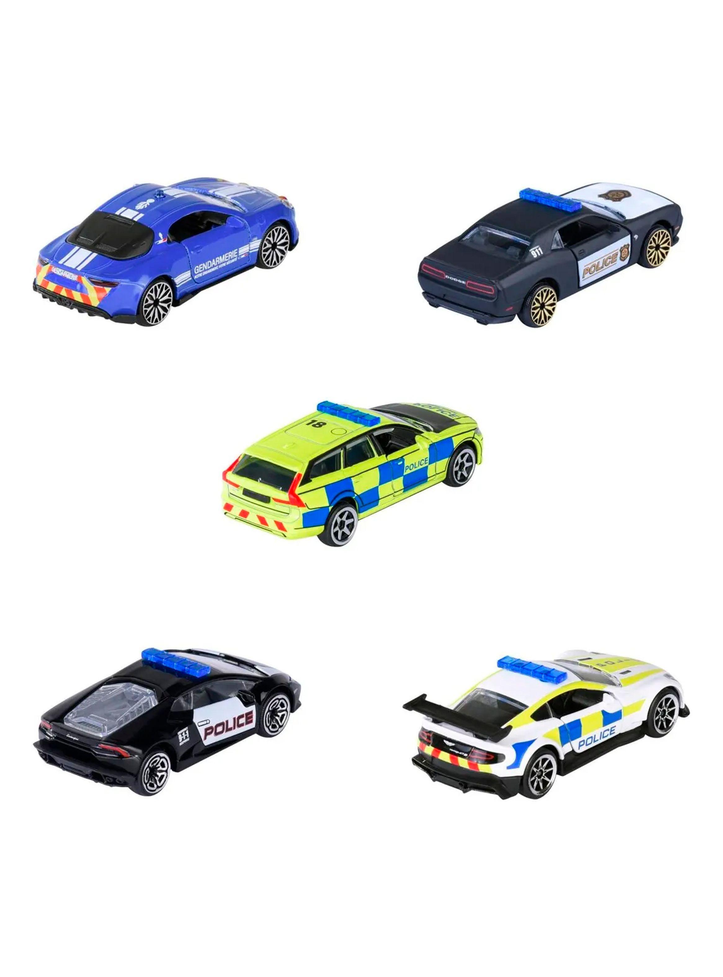 Set 5 Vehículos Policía Majorette Rescue | 1:64-2