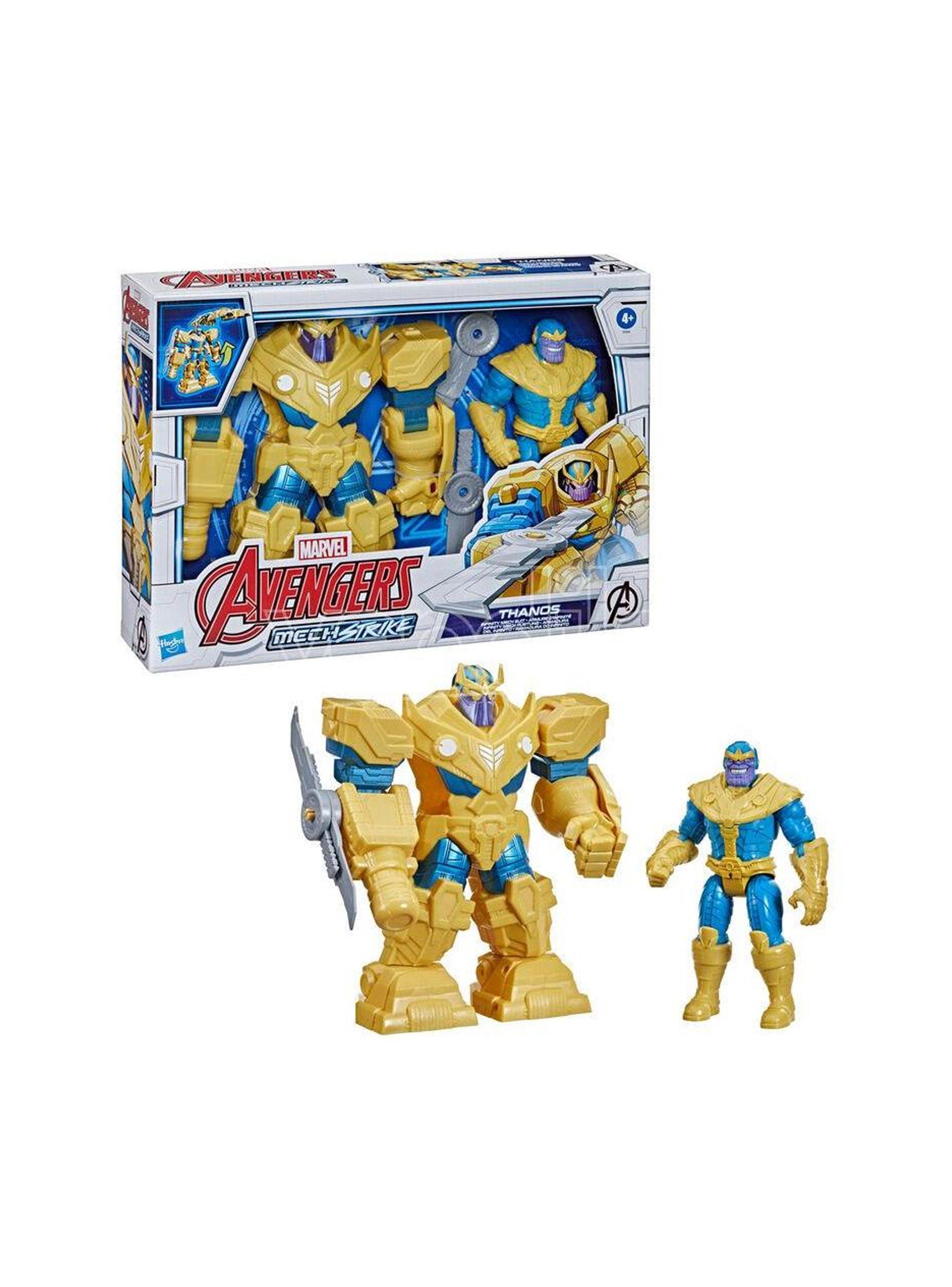Figura De Acción Marvel Mech Strike Avengers Thanos de Hasbro-0