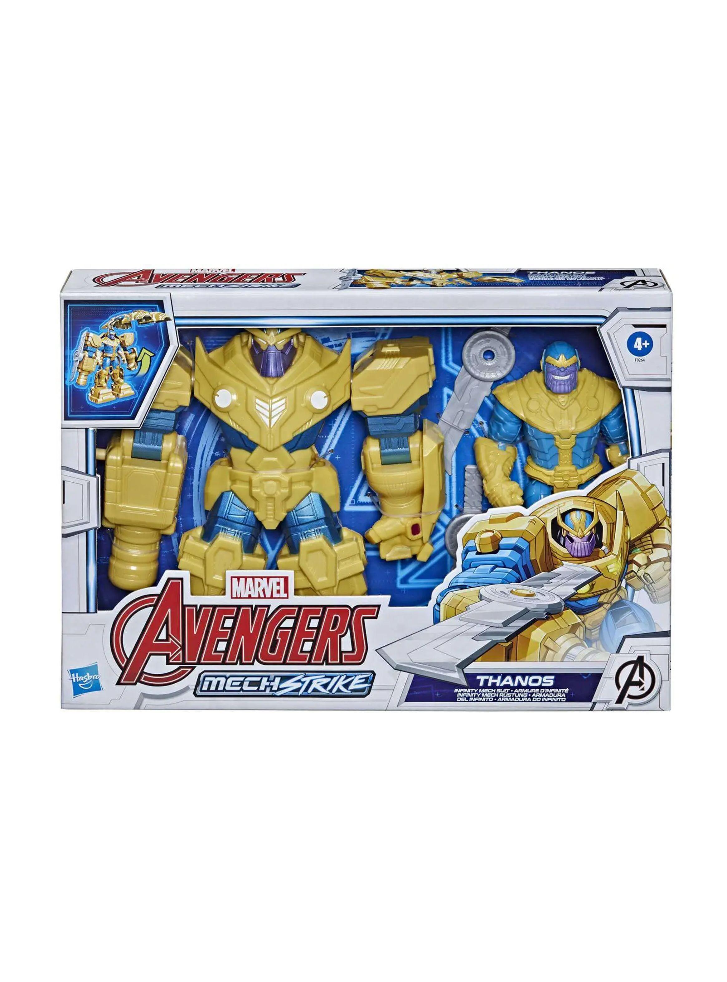Figura De Acción Marvel Mech Strike Avengers Thanos de Hasbro-4