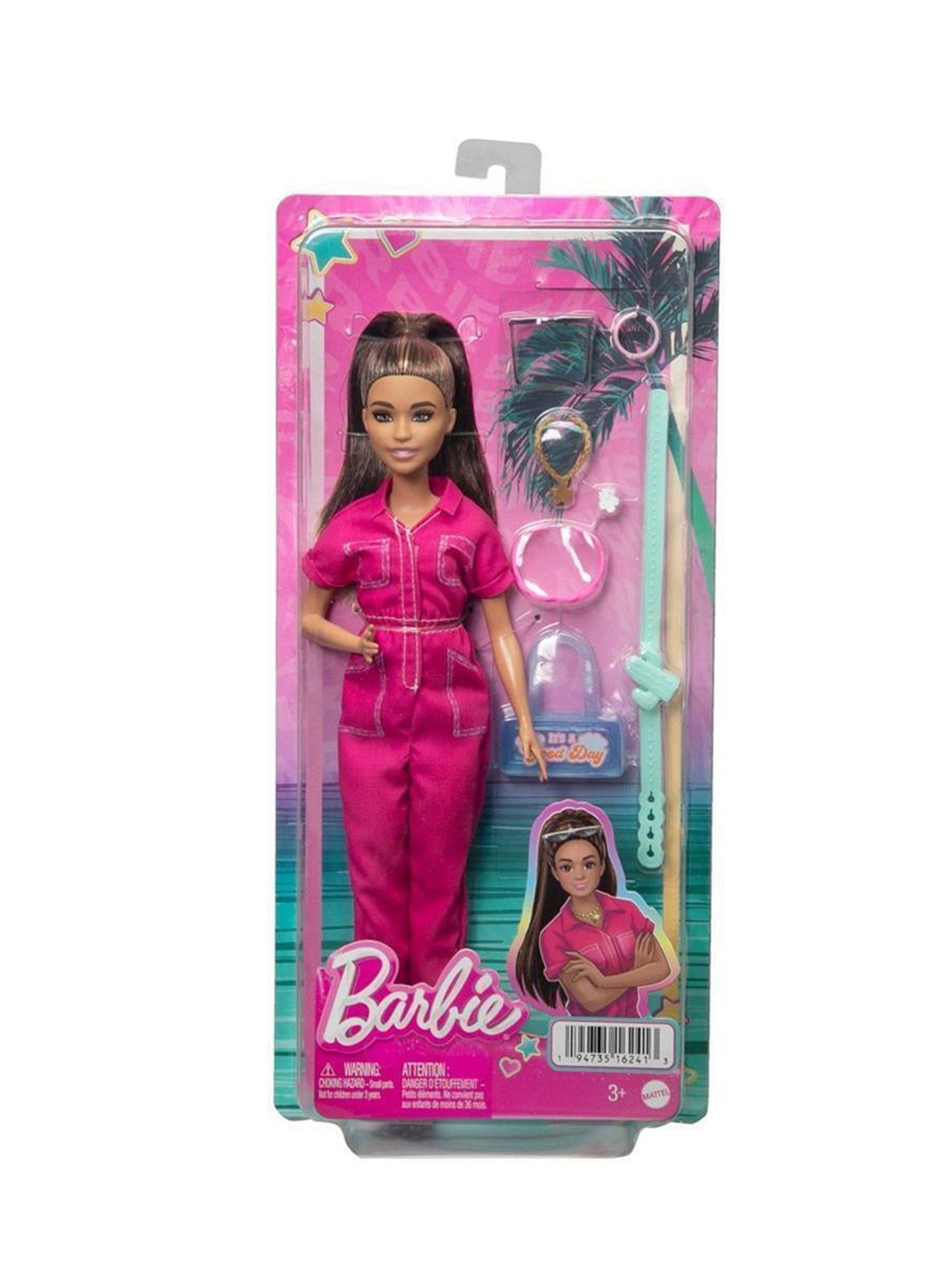 Barbie La Película Muñeca Traje Rosa-5