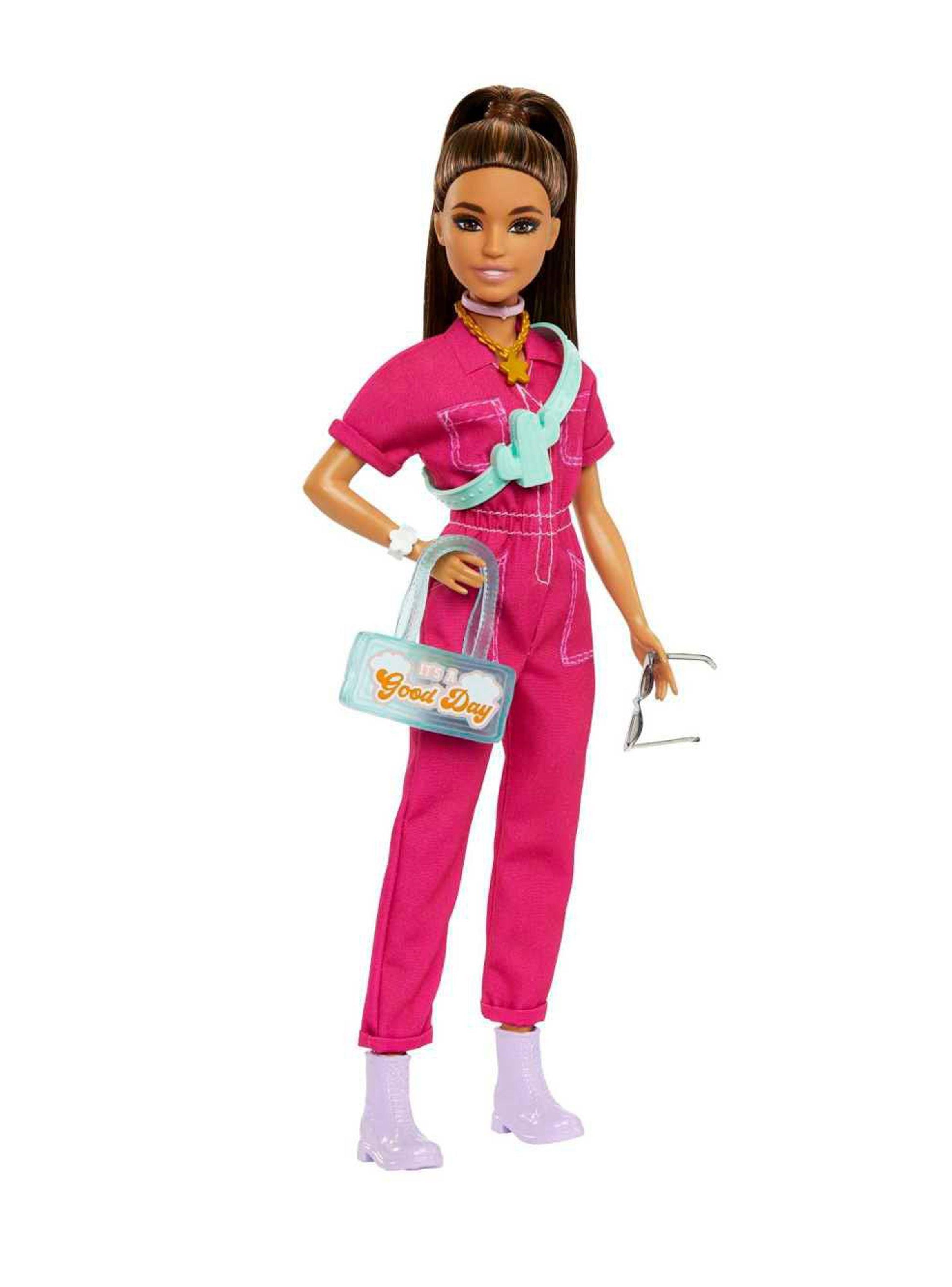 Barbie La Película Muñeca Traje Rosa-2