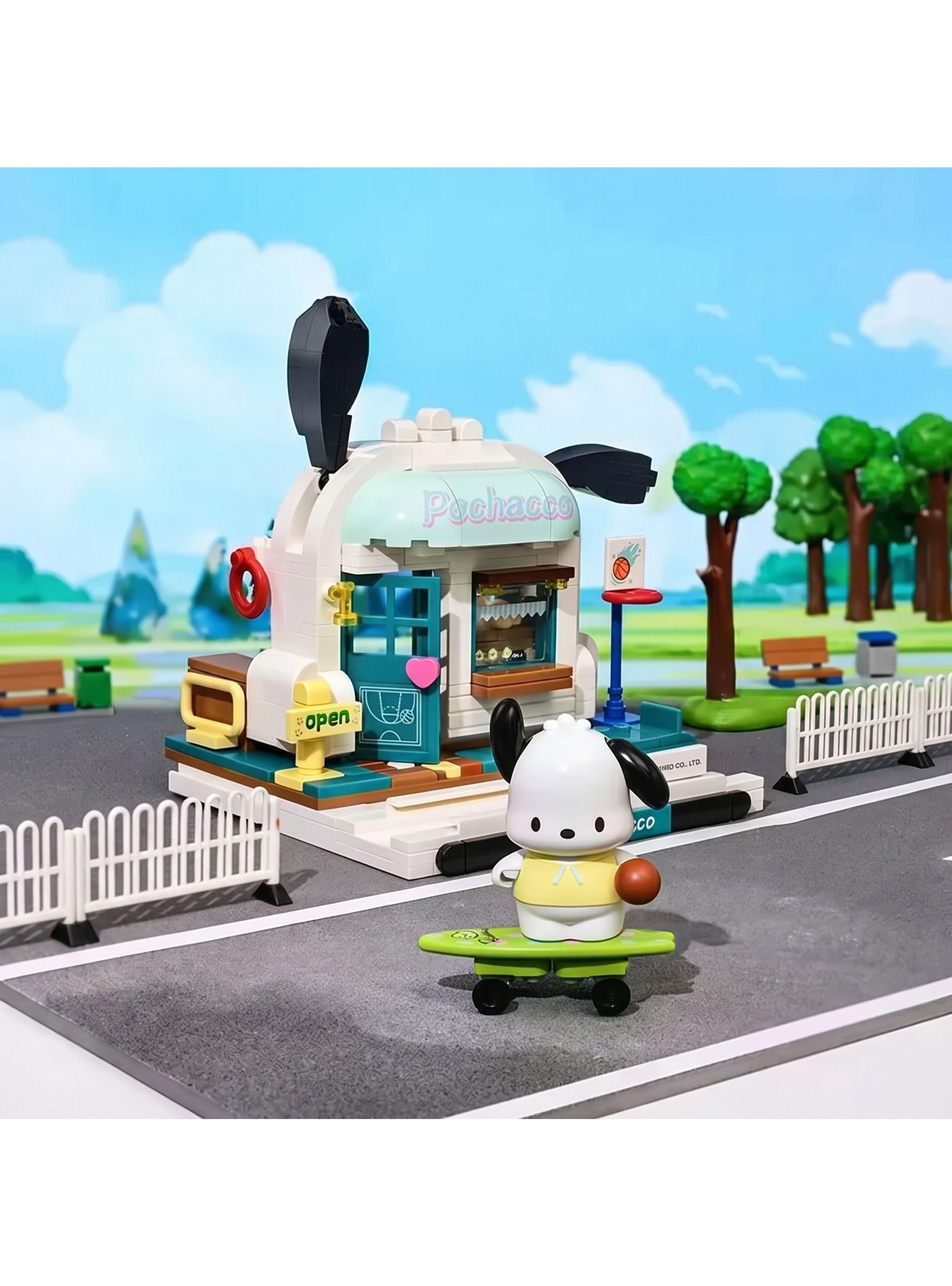 Playset Armable Pochacco Gimnasio Sanrio Bloques-2