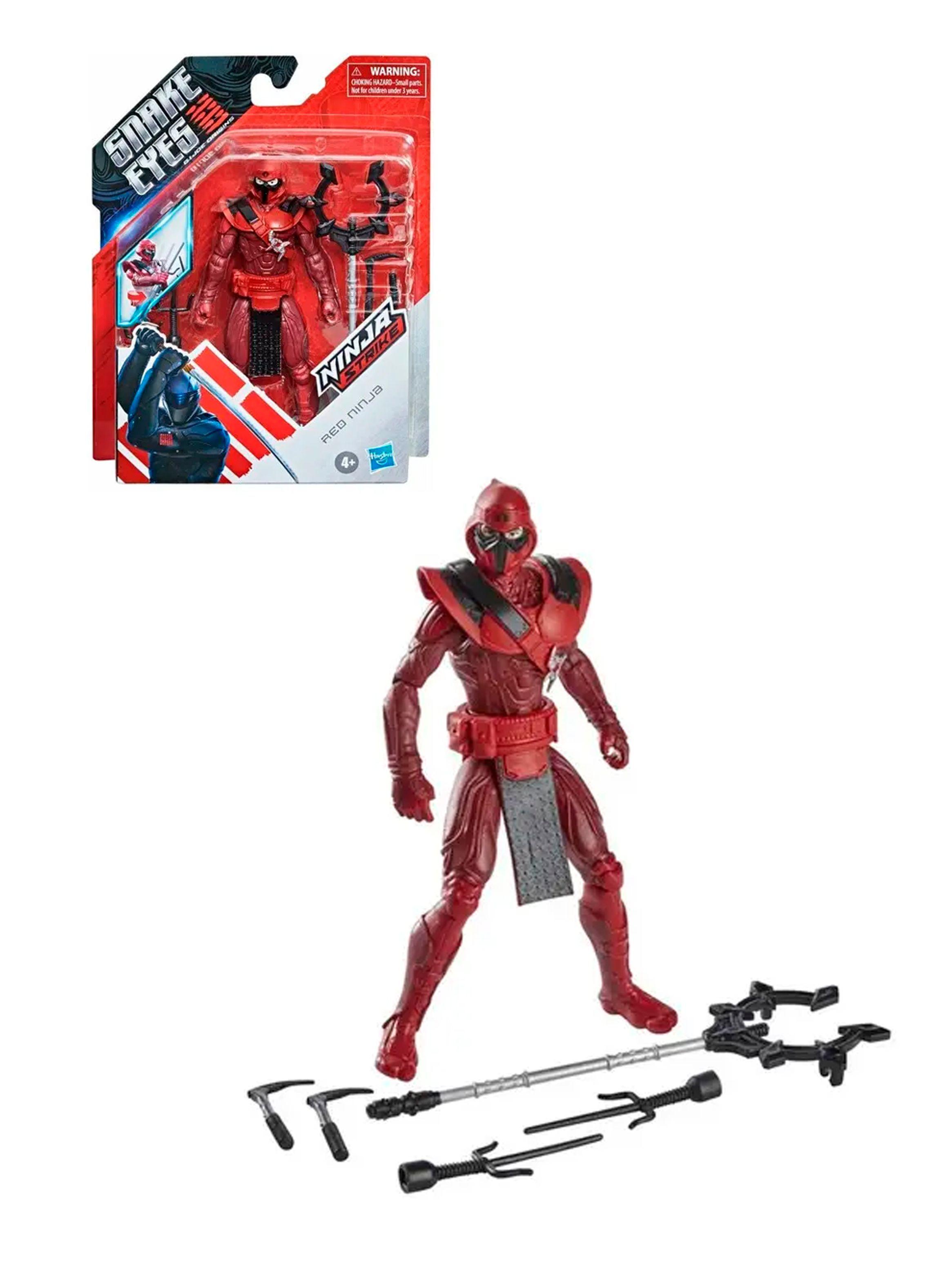 Figura Red Ninja Ninja Strike Gi Joe Hasbro Original-0