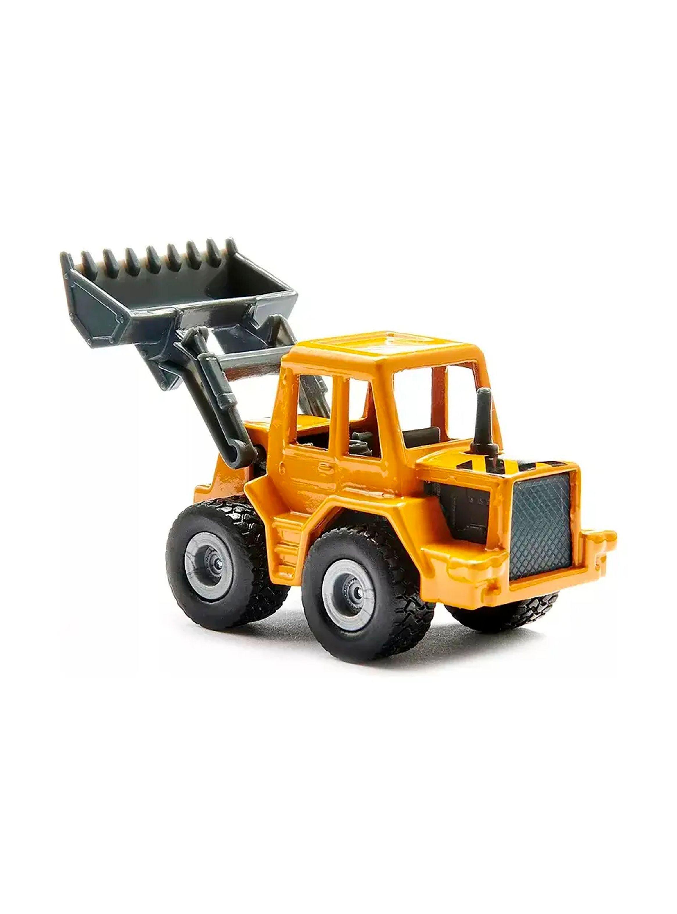 Camion Cama Baja Con Pala Cargadora Metal 1 55 Siku-2