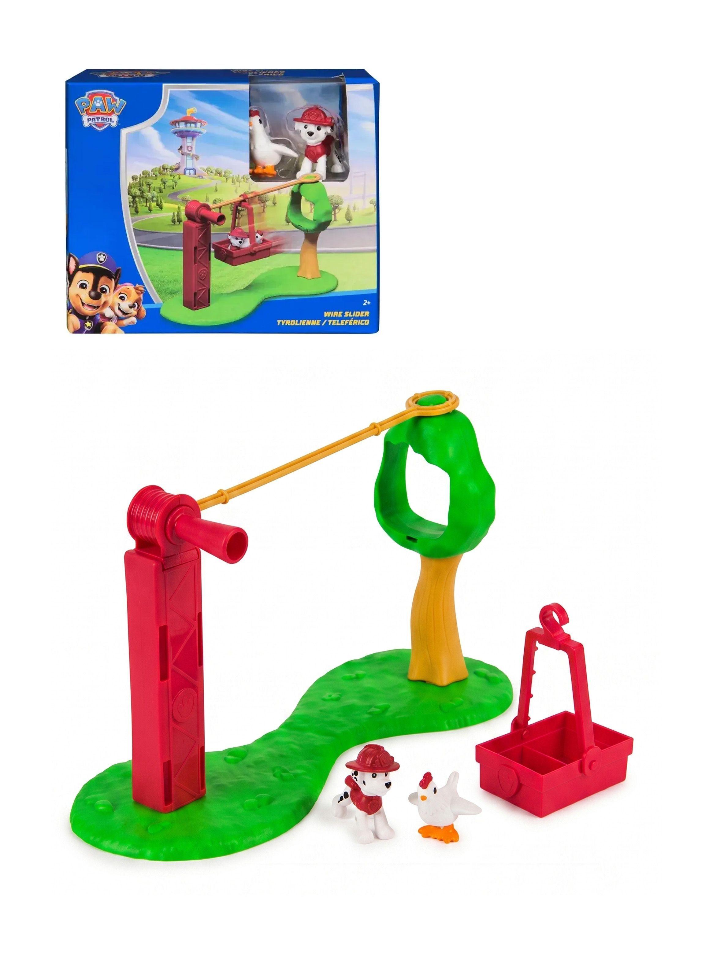 Juego Pista Teleferico Rescate Deslizador Marshall Paw Patrol-0