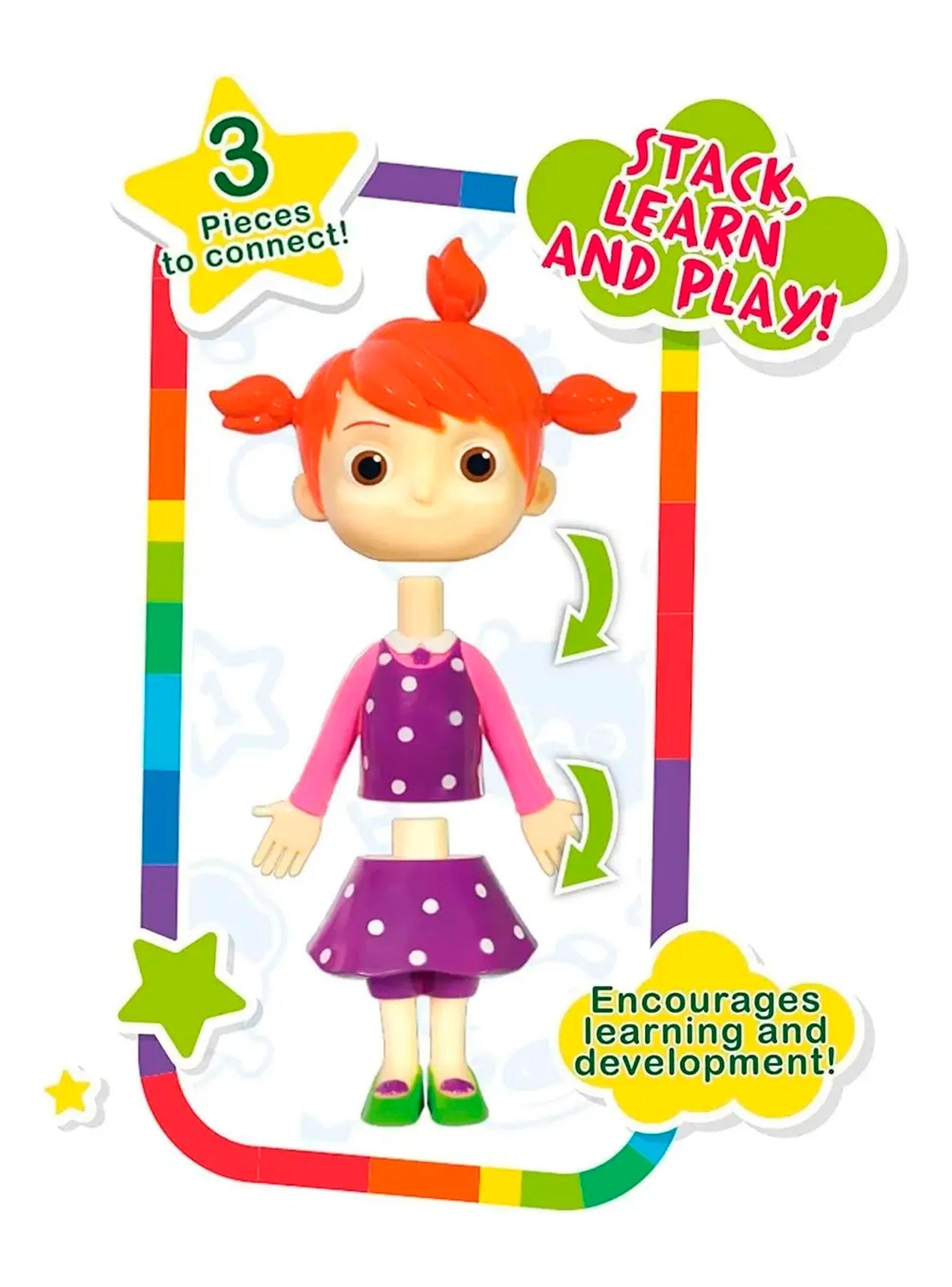 Figuras Cocomelon JJ Y Yoyo Stacking Characters Apila Original-2