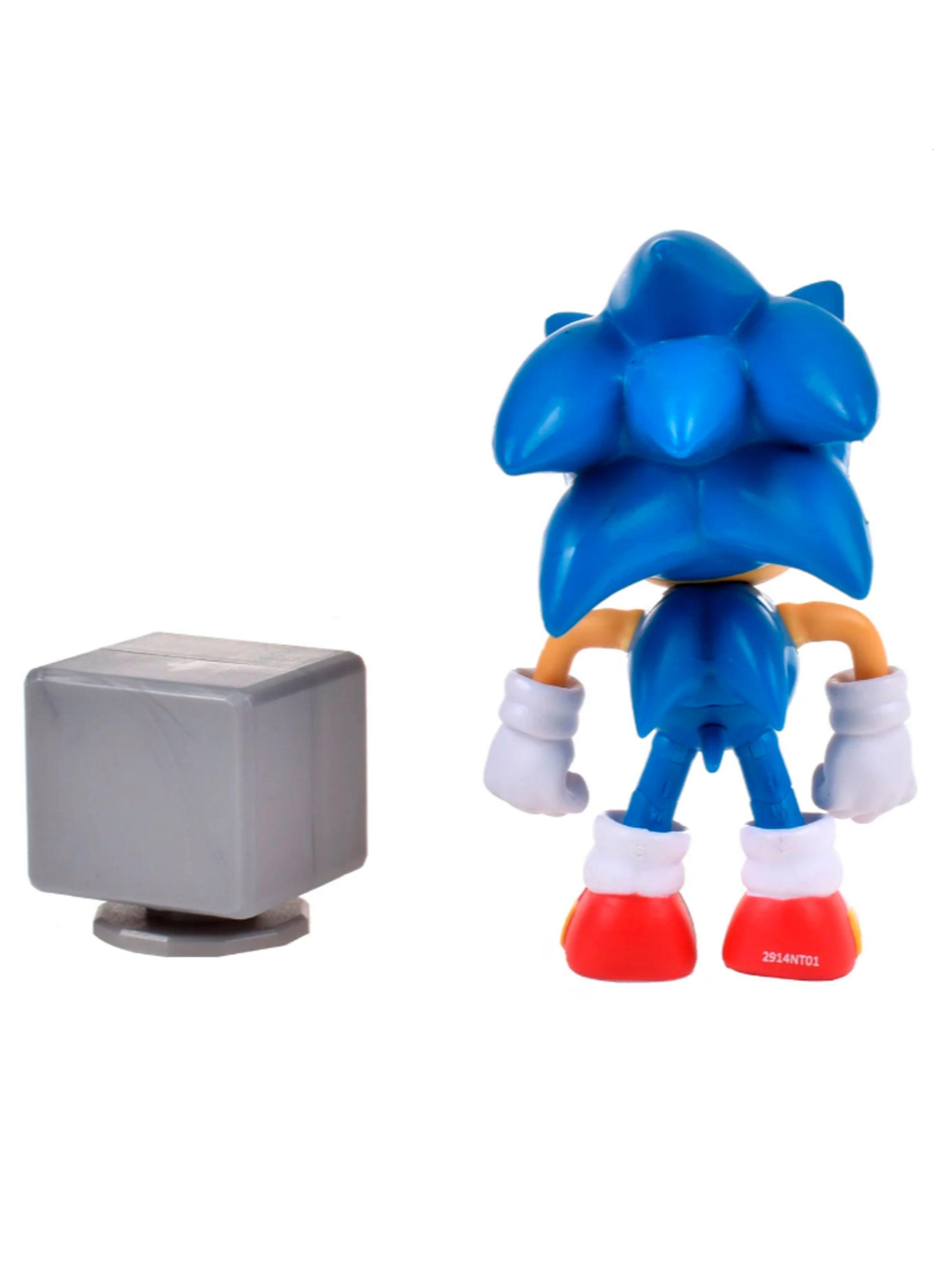 Figura Sonic The Hedgehog Articulada 10 cm con Monitor - Jakks Pacific-2