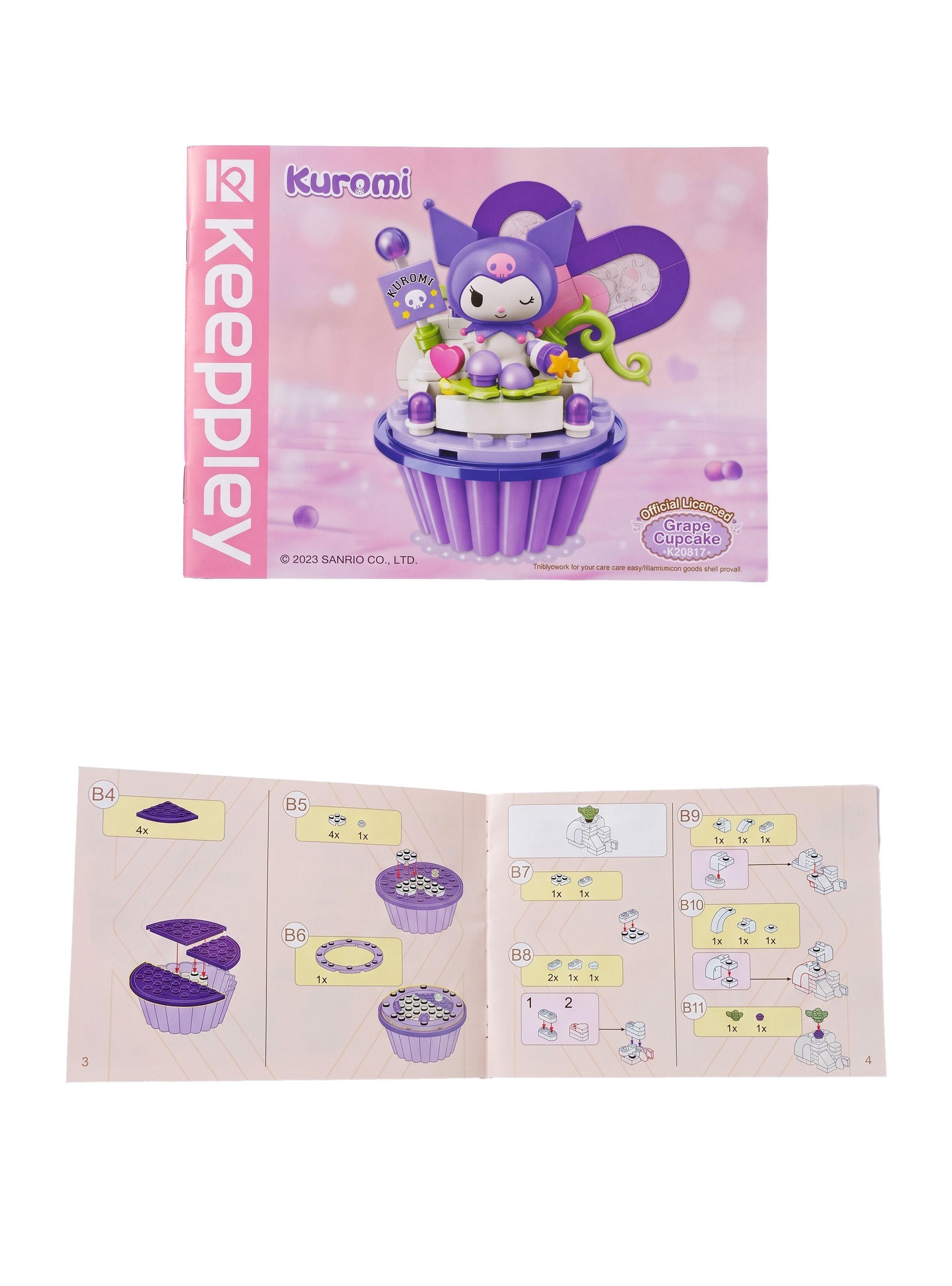 Figura Armable Kuromi Cupcake Sanrio Keeppley-2