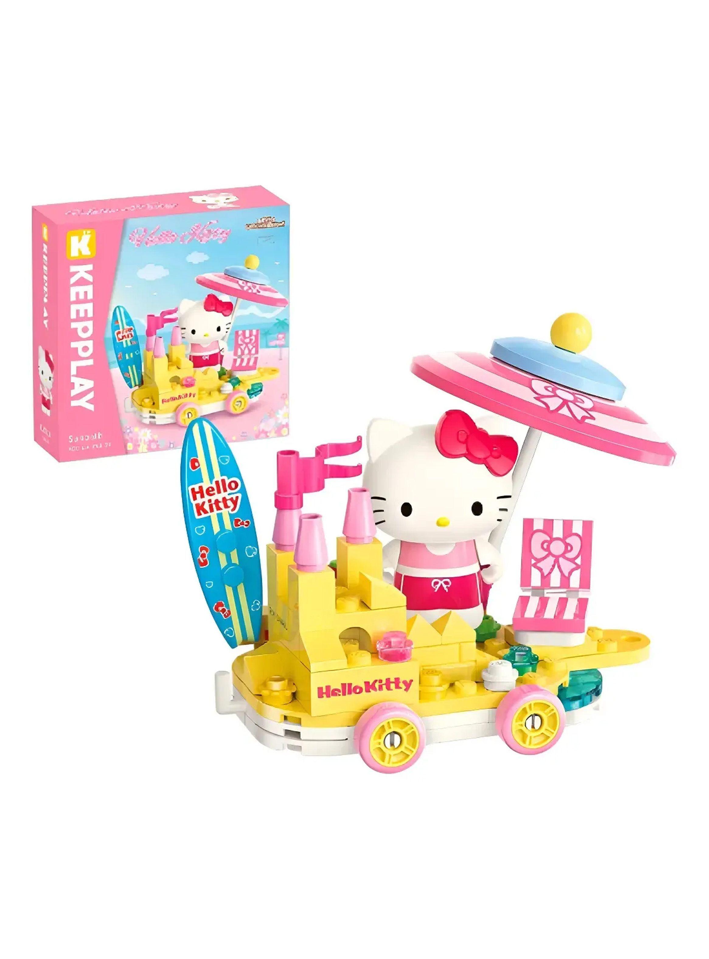 Figura Armable Hello Kitty Playa Sanrio Bloques-0