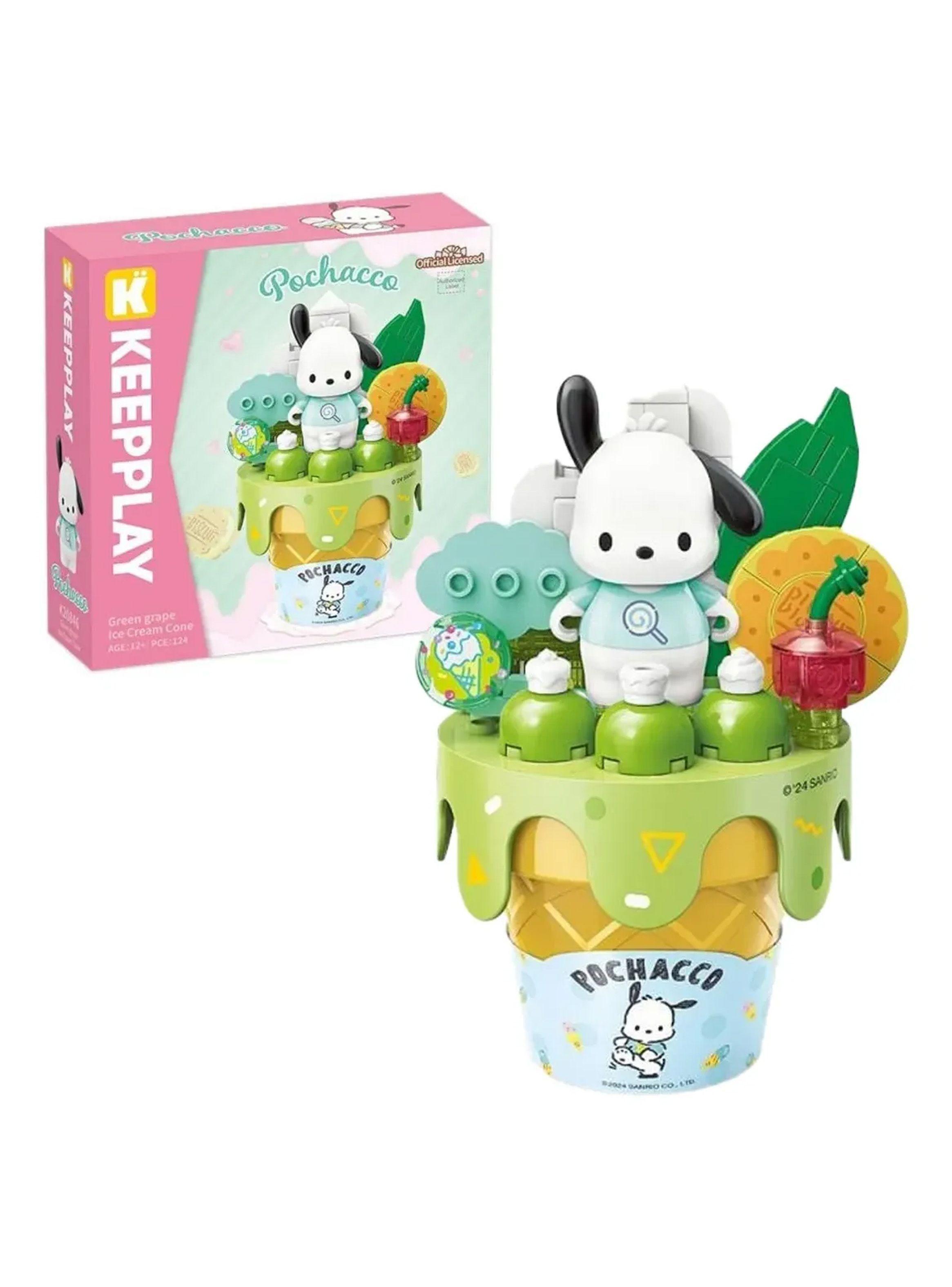 Figura Armable Pochacco Helado Sanrio Bloques-0