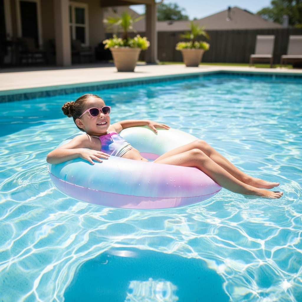 Flotador Inflable Diseño Redondo Tie Dye Para Piscina-2