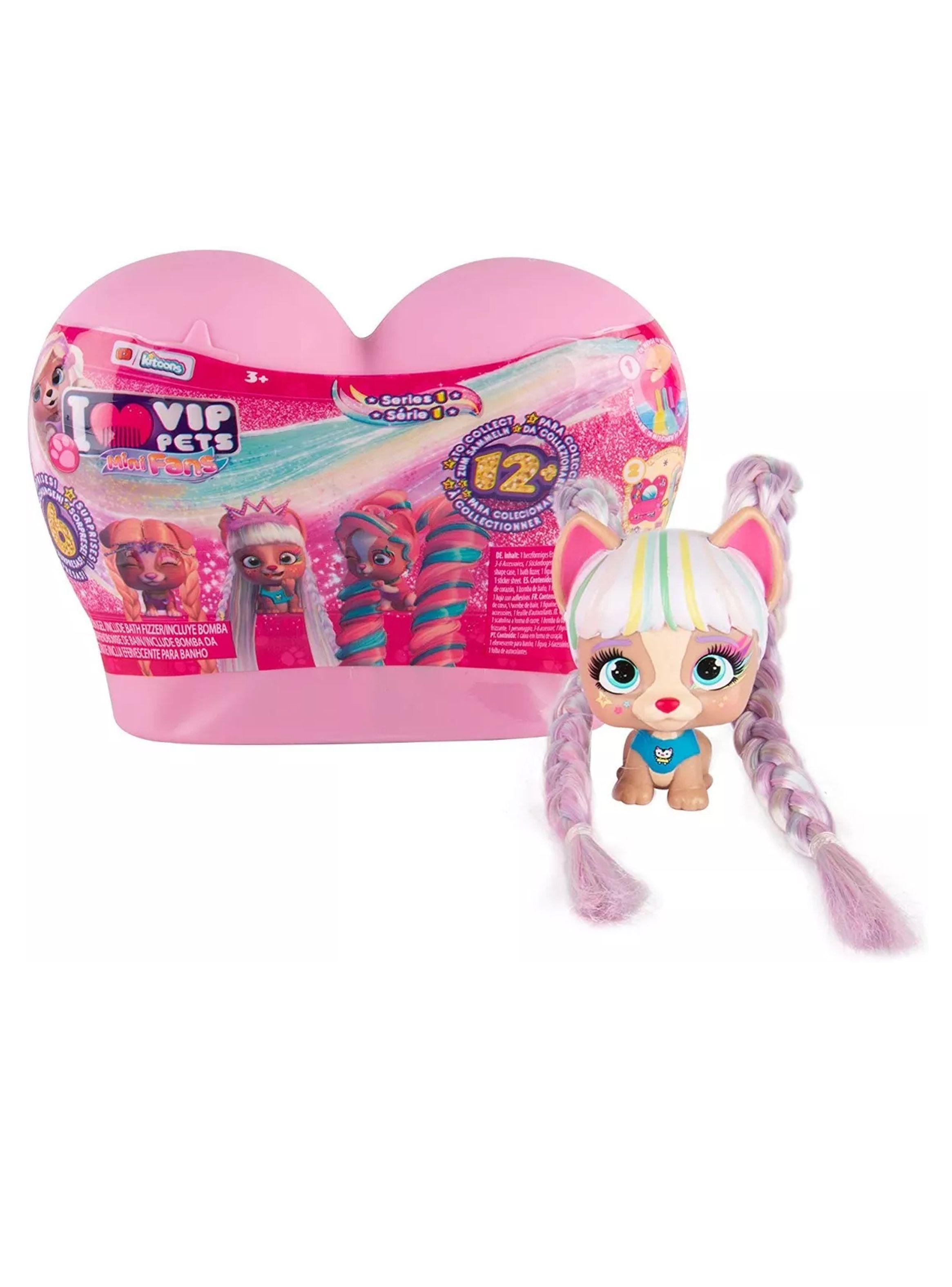 Figura Coleccionable Vip Pets Sorpresa Mini Fans Color Boos-6