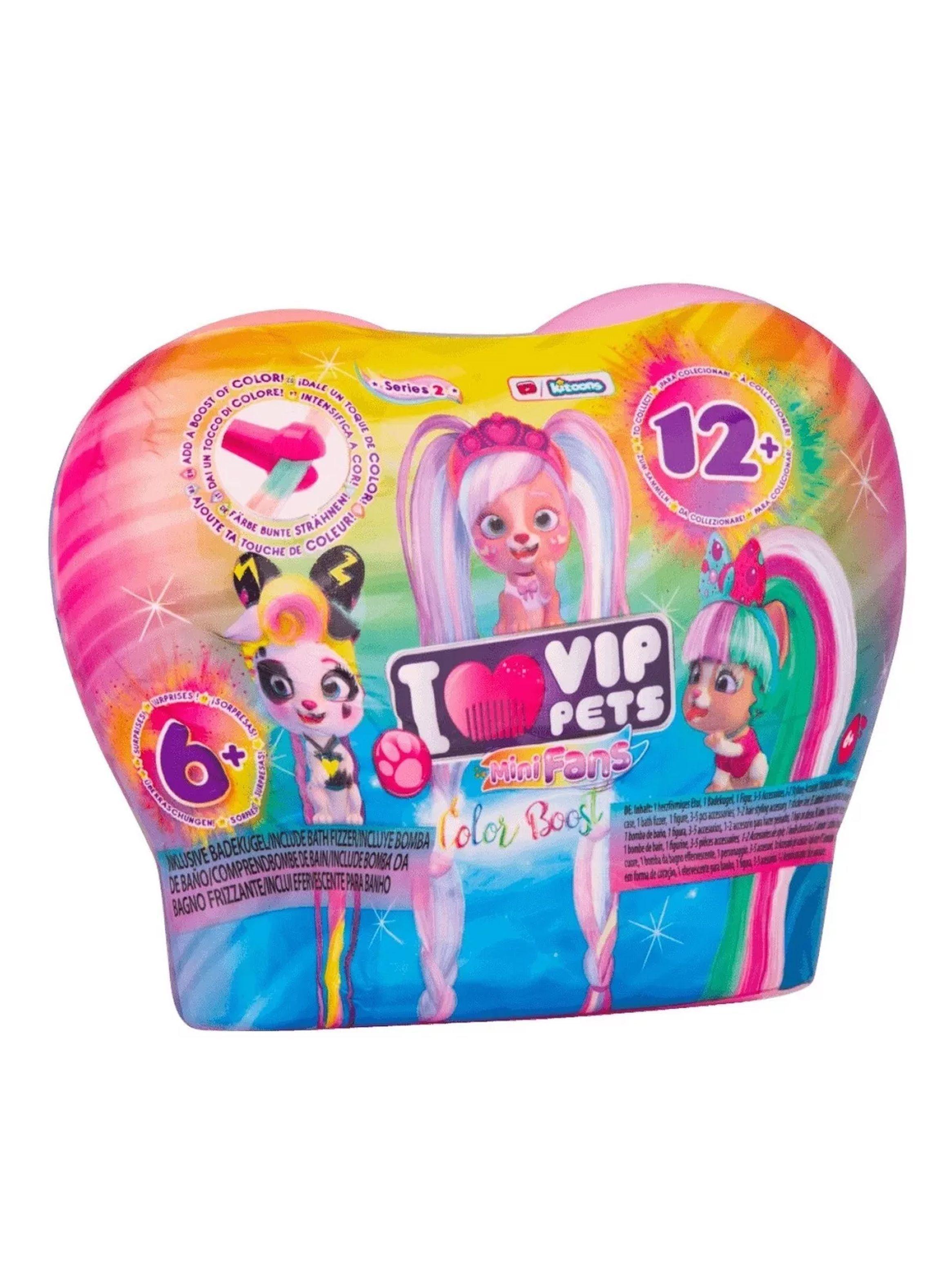 Figura Coleccionable Vip Pets Sorpresa Mini Fans Color Boos-7
