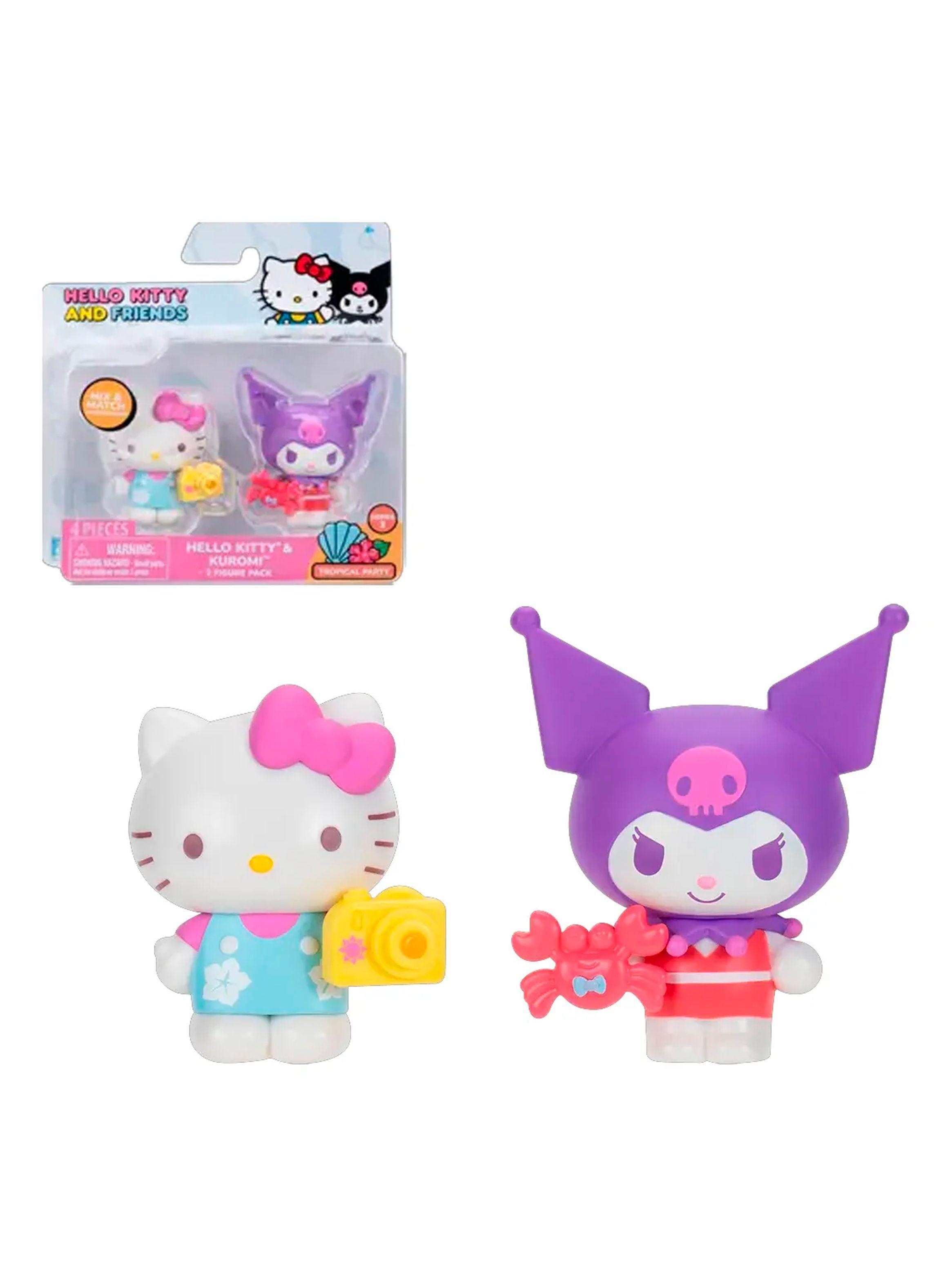 Pack 2 Figuras Hello Kitty y Kuromi | Sanrio Jazwares-0