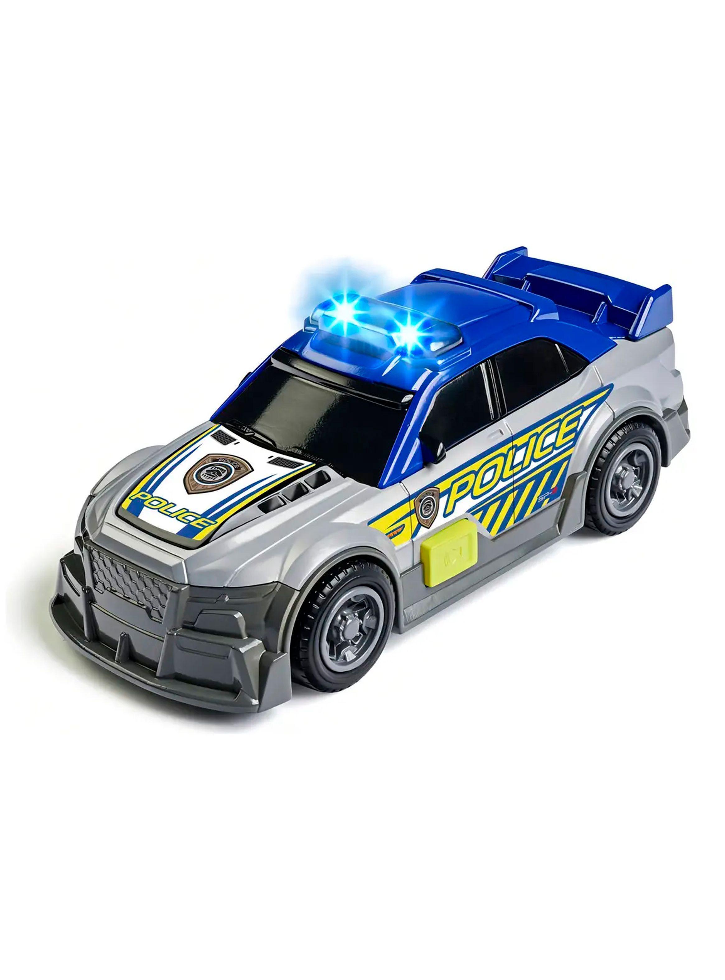 Auto Policia Juguete Con Luces Sonido Dickie Toys 16cm-2