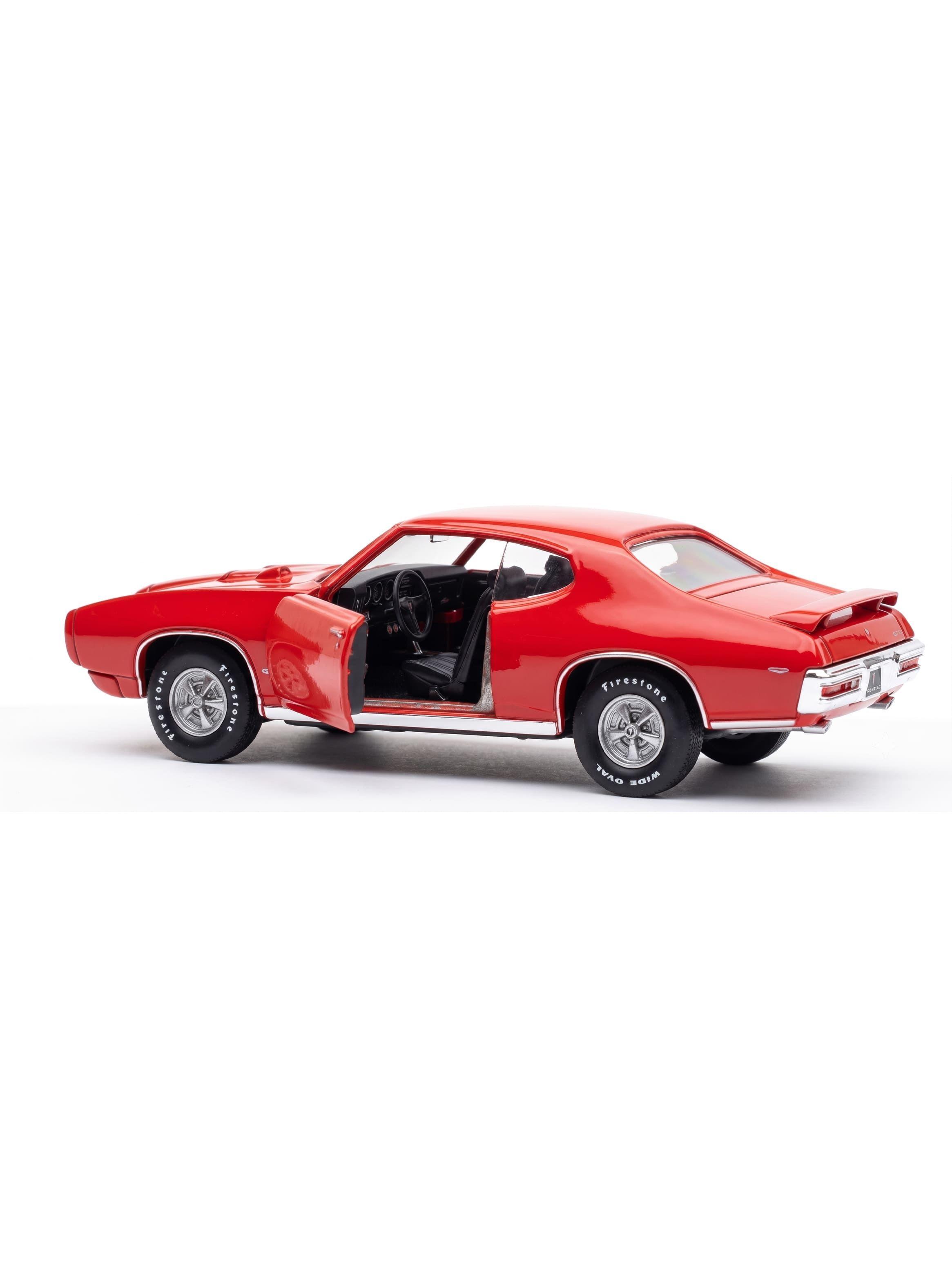 Auto 1969 Pontiac Gto Metal Friccion 1 34 Welly Original-2