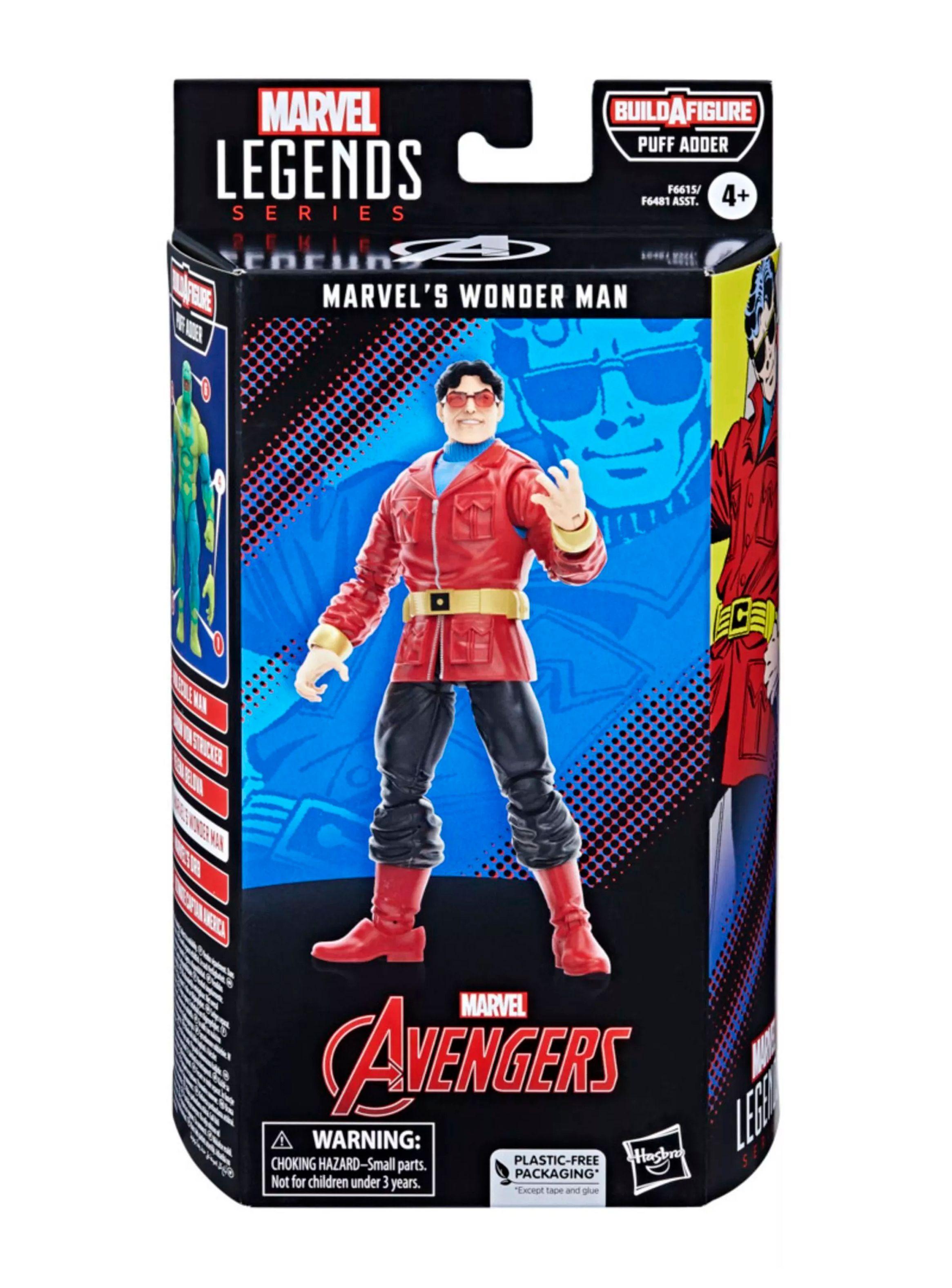 Figura Wonder Man (Hombre Maravilla) | Marvel Legends BAF Puff Adder-2