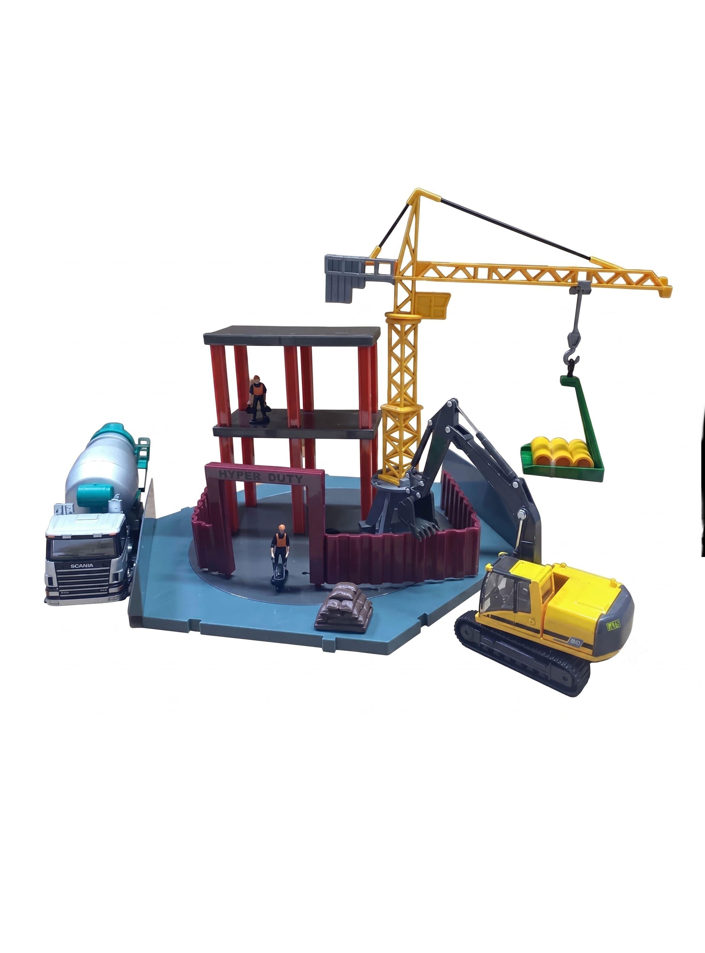 Diorama Set Construccion Con Accesorios 1 72 Cararama-1