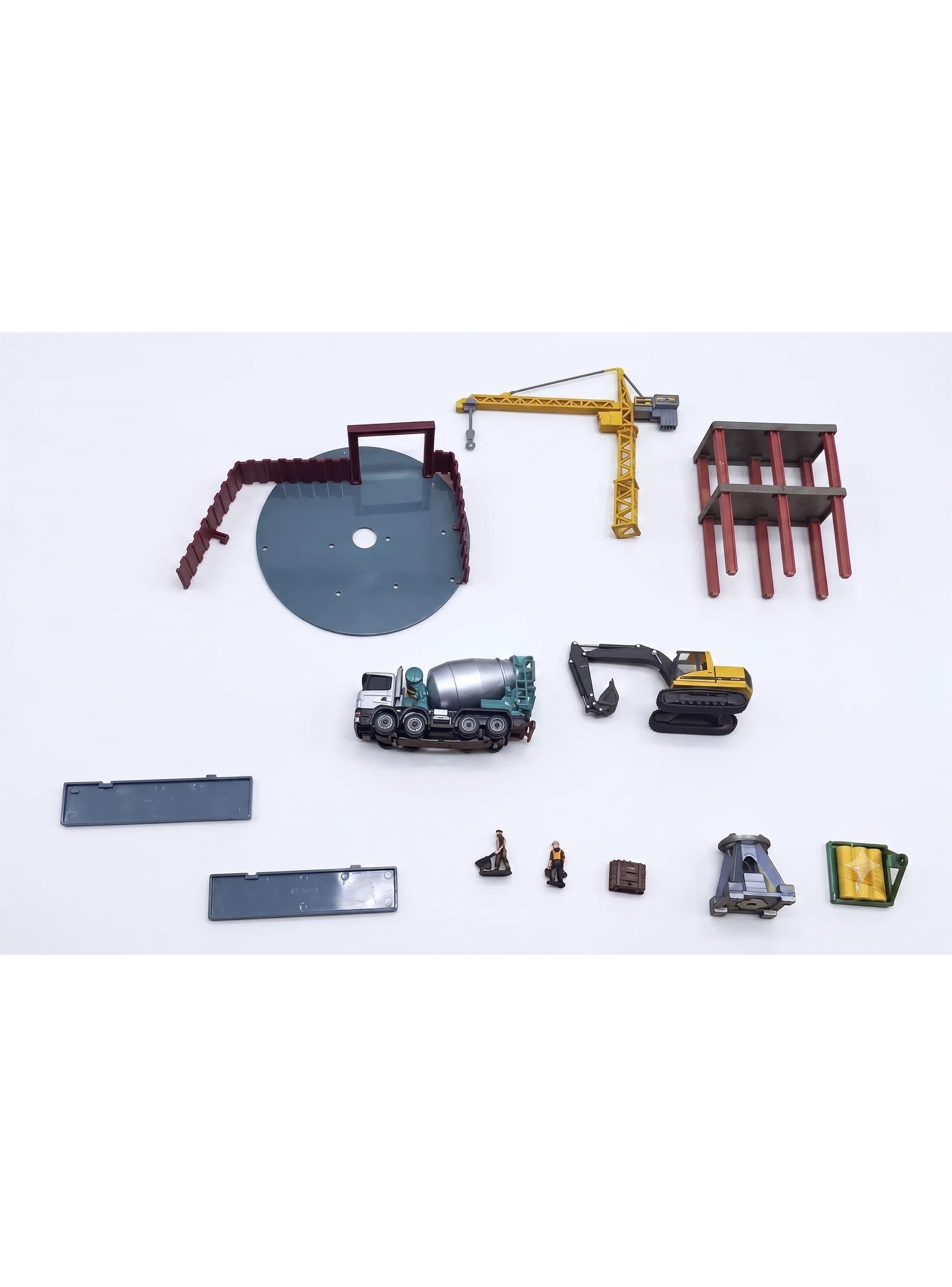 Diorama Set Construccion Con Accesorios 1 72 Cararama-3