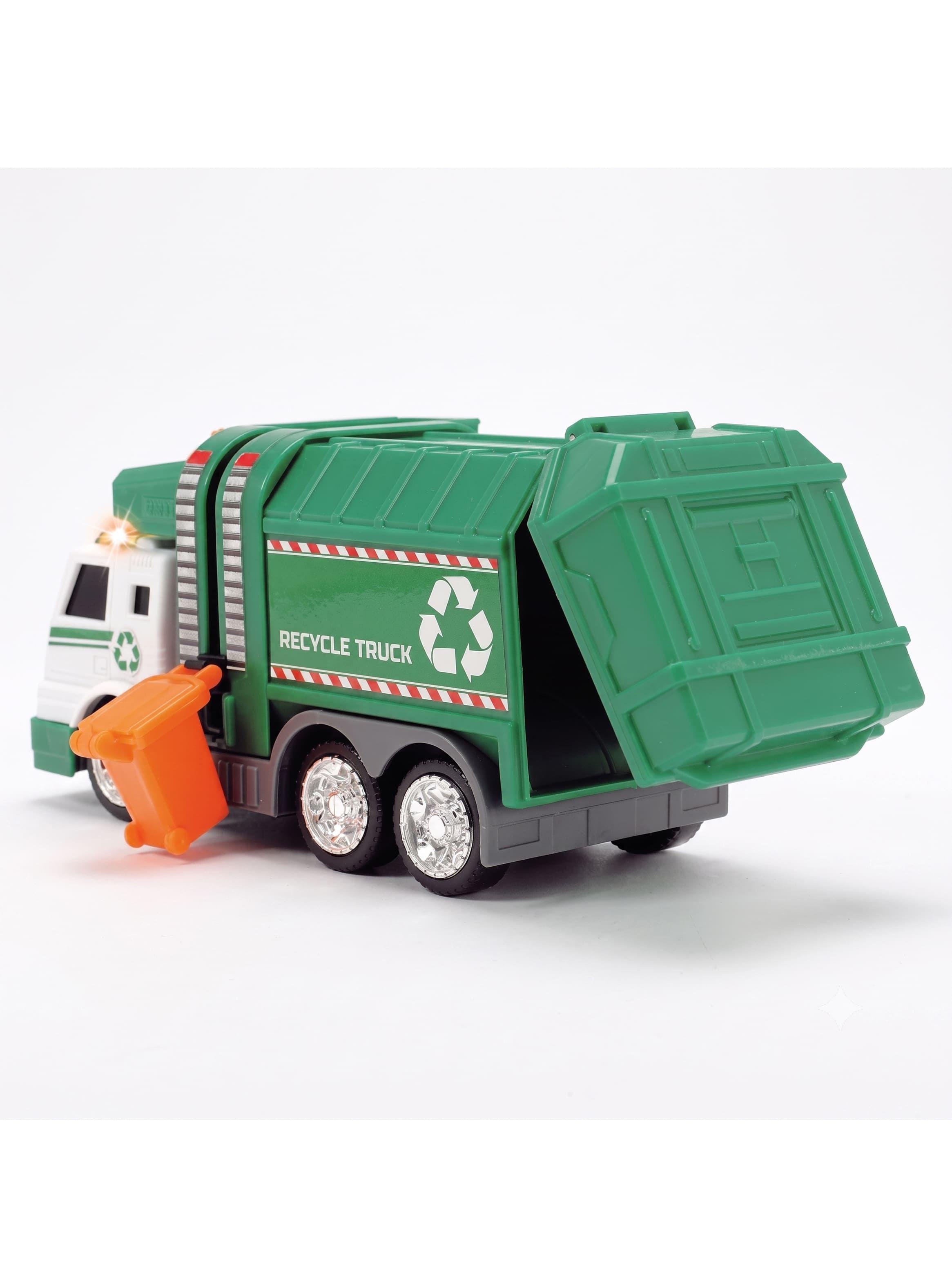Camion De Reciclaje Juguete Luces Sonido Dickie Toys 15cm-3