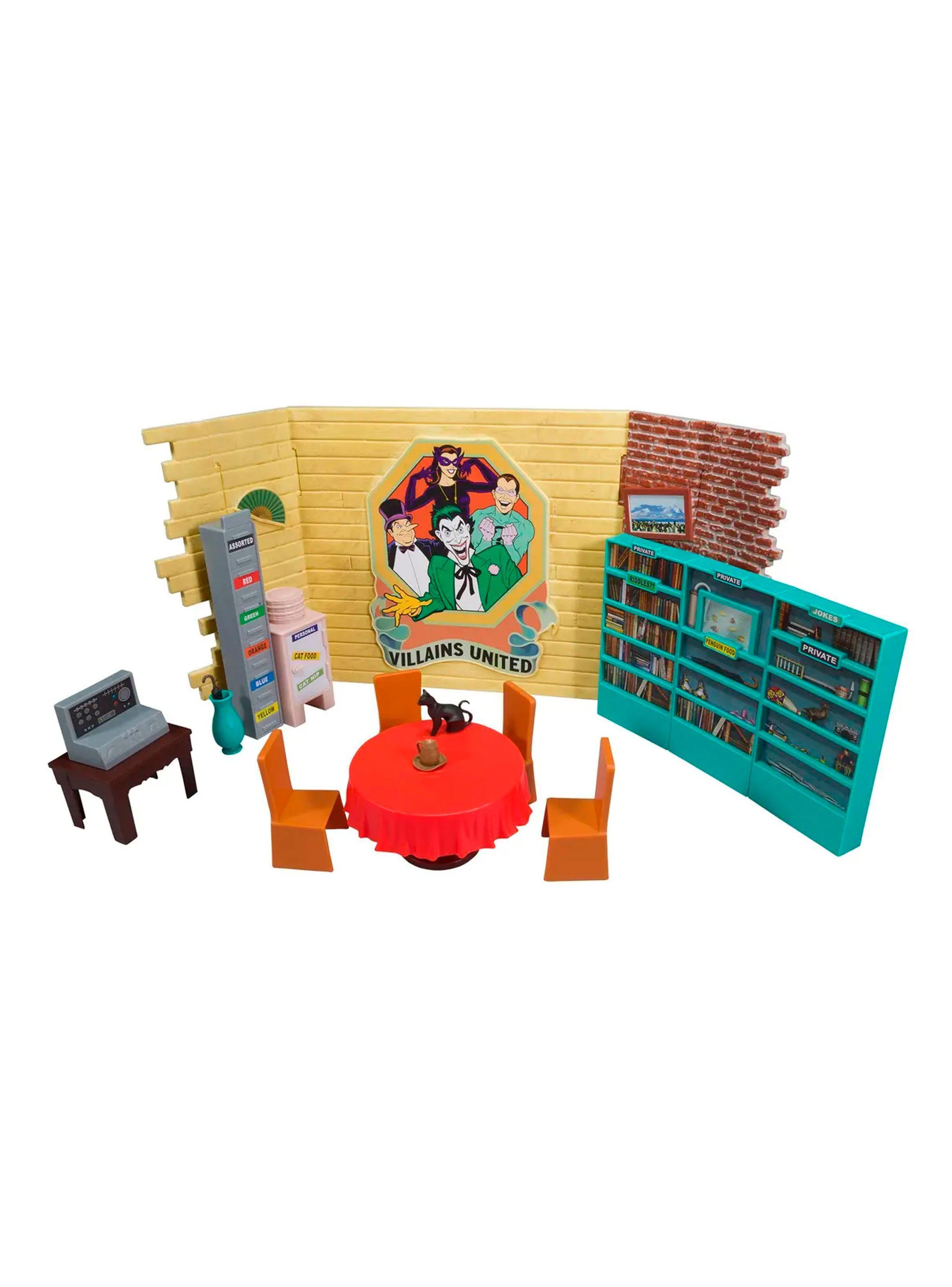 Set Diorama Guarida De Villanos Retro Batman Mcfarlane DC-4