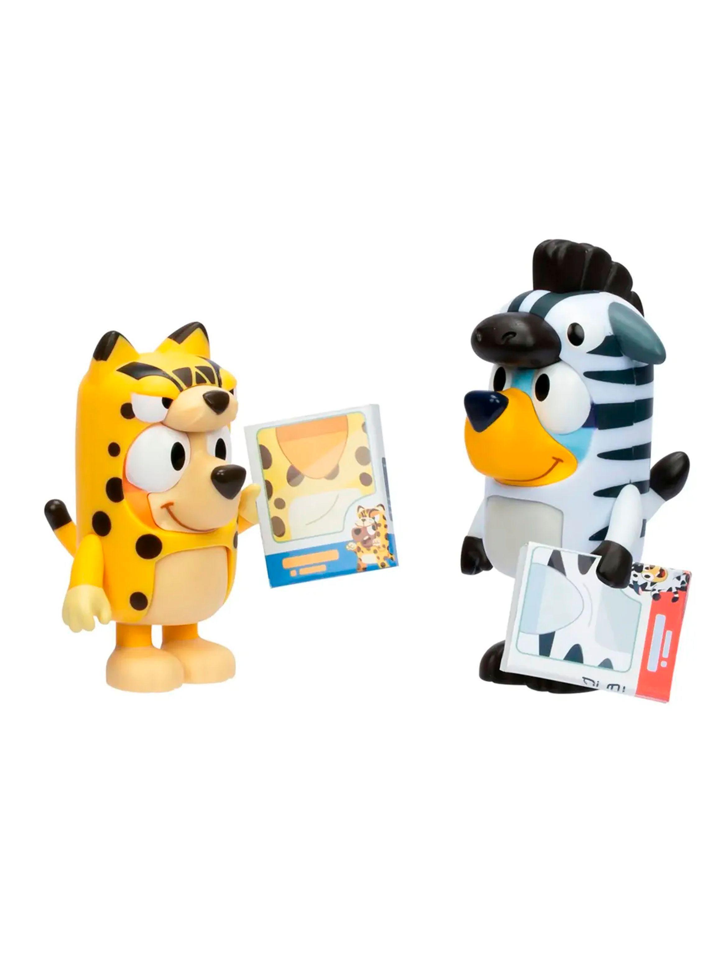 Pack 2 Figuras de Bluey y Bingo Disfraces De Animales niños 3+-2