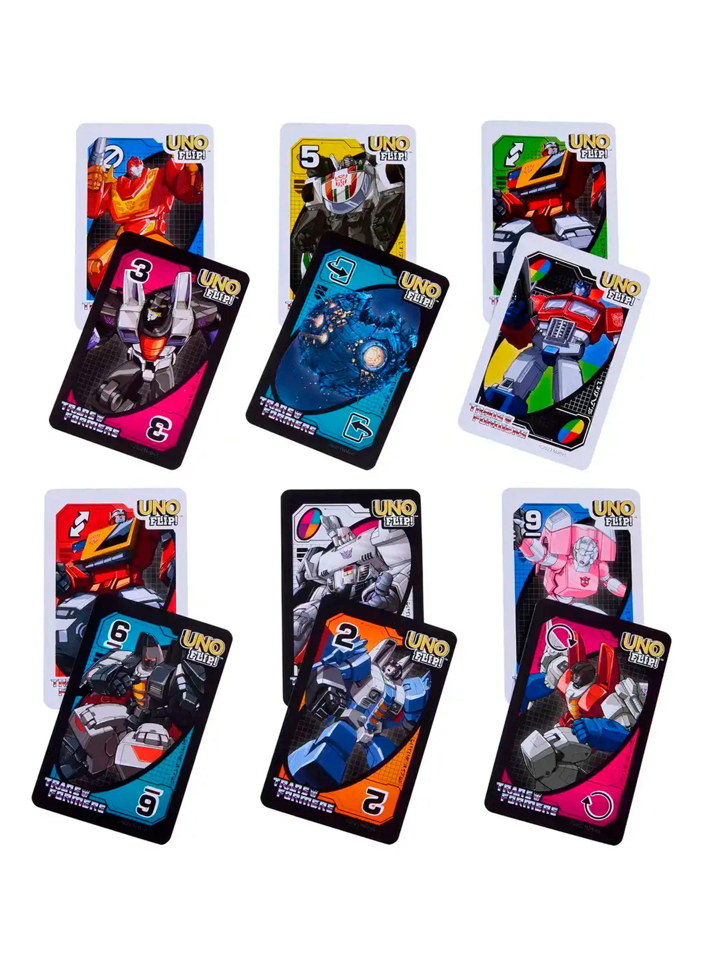 Juego de Cartas UNO Flip! Transformers | Mattel Games-3