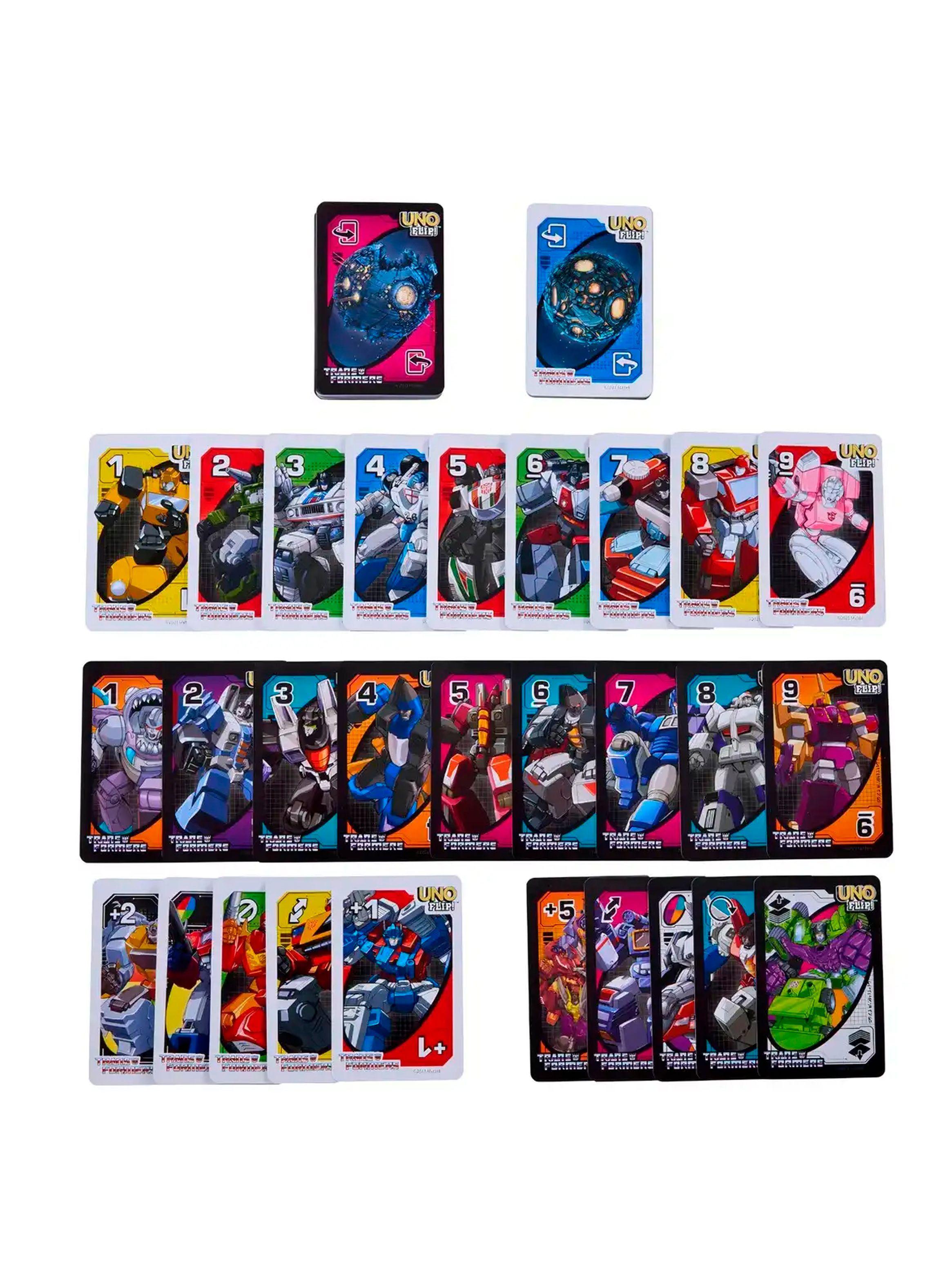 Juego de Cartas UNO Flip! Transformers | Mattel Games-4