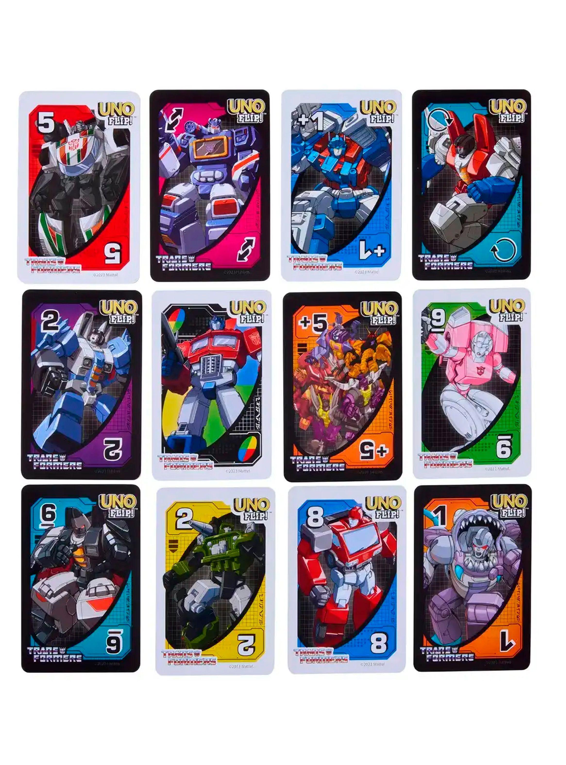 Juego de Cartas UNO Flip! Transformers | Mattel Games-5