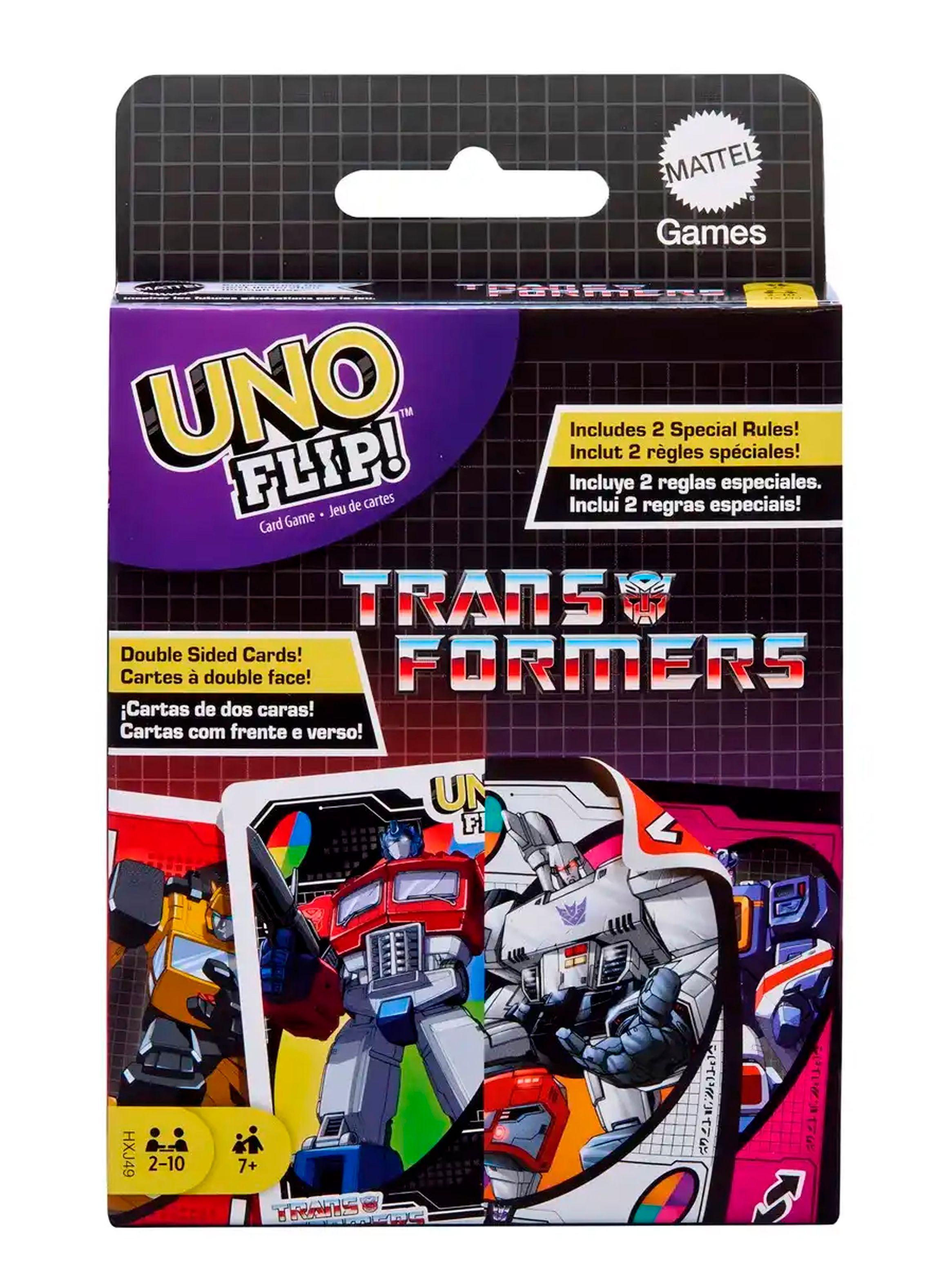 Juego de Cartas UNO Flip! Transformers | Mattel Games-6
