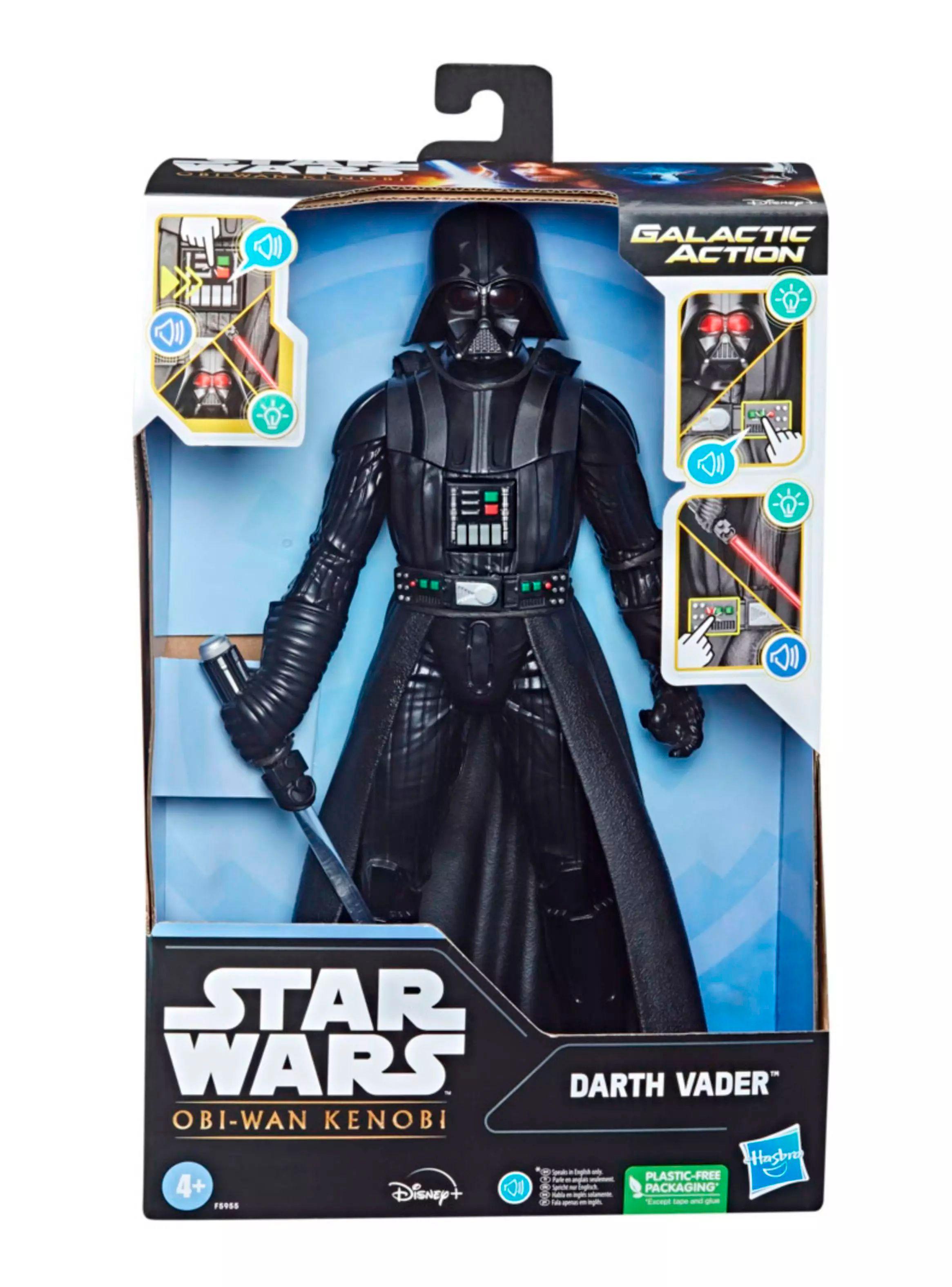 Figura Interactiva Darth Vader 30 cm | Star Wars Galactic Action-4
