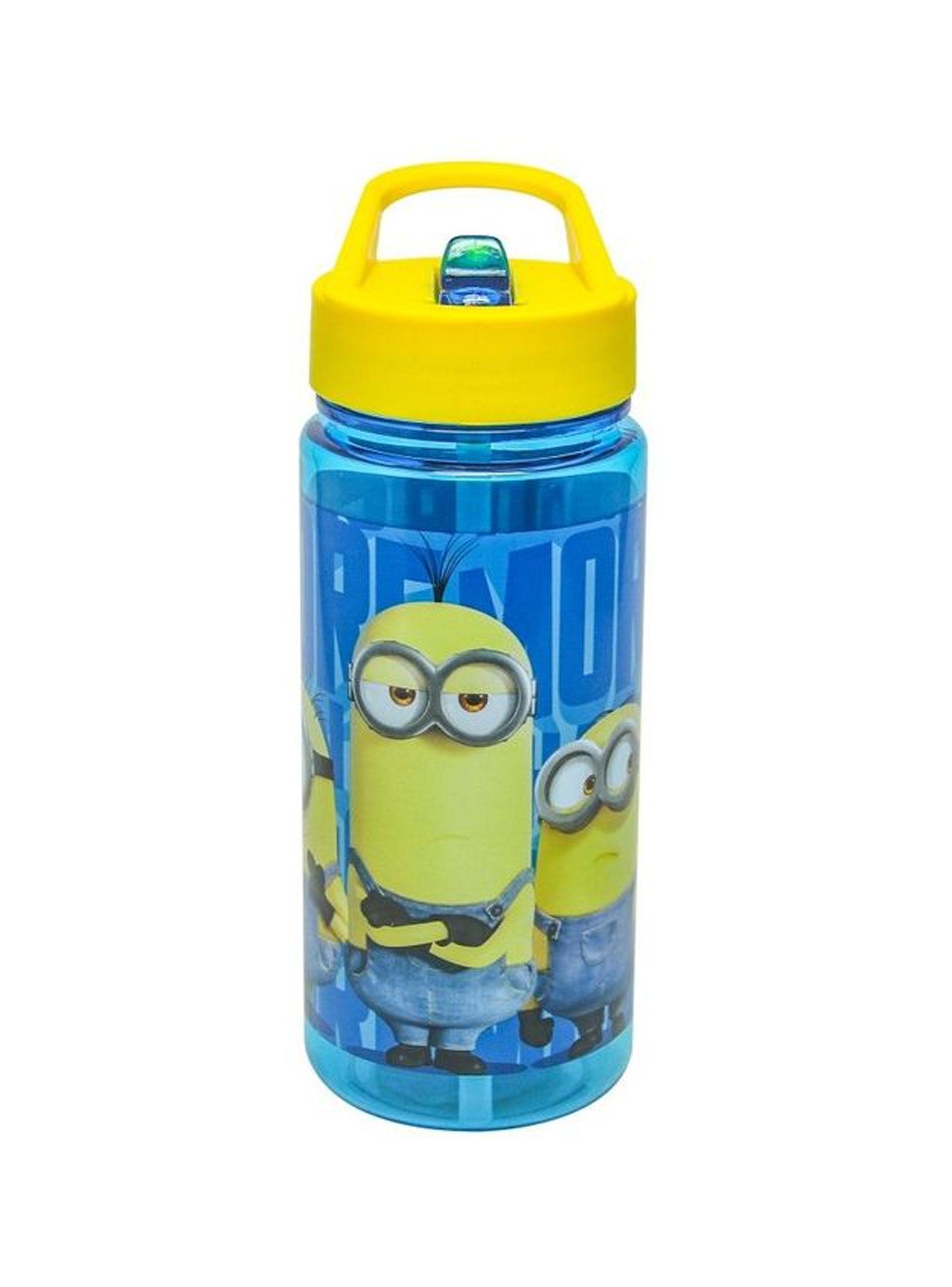 Botella Con Bombilla 500 Ml Minions de Intek-0