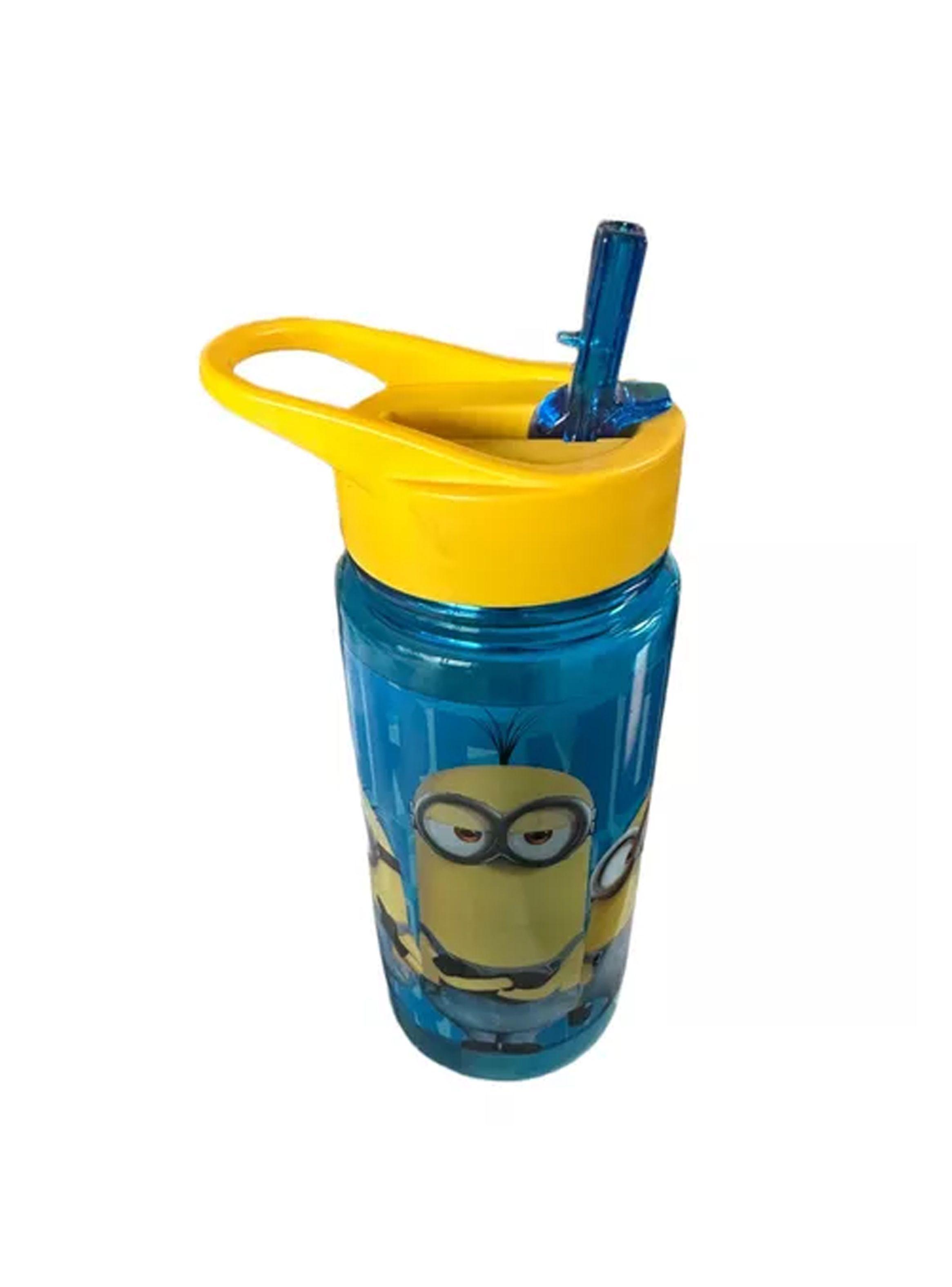 Botella Con Bombilla 500 Ml Minions de Intek-1