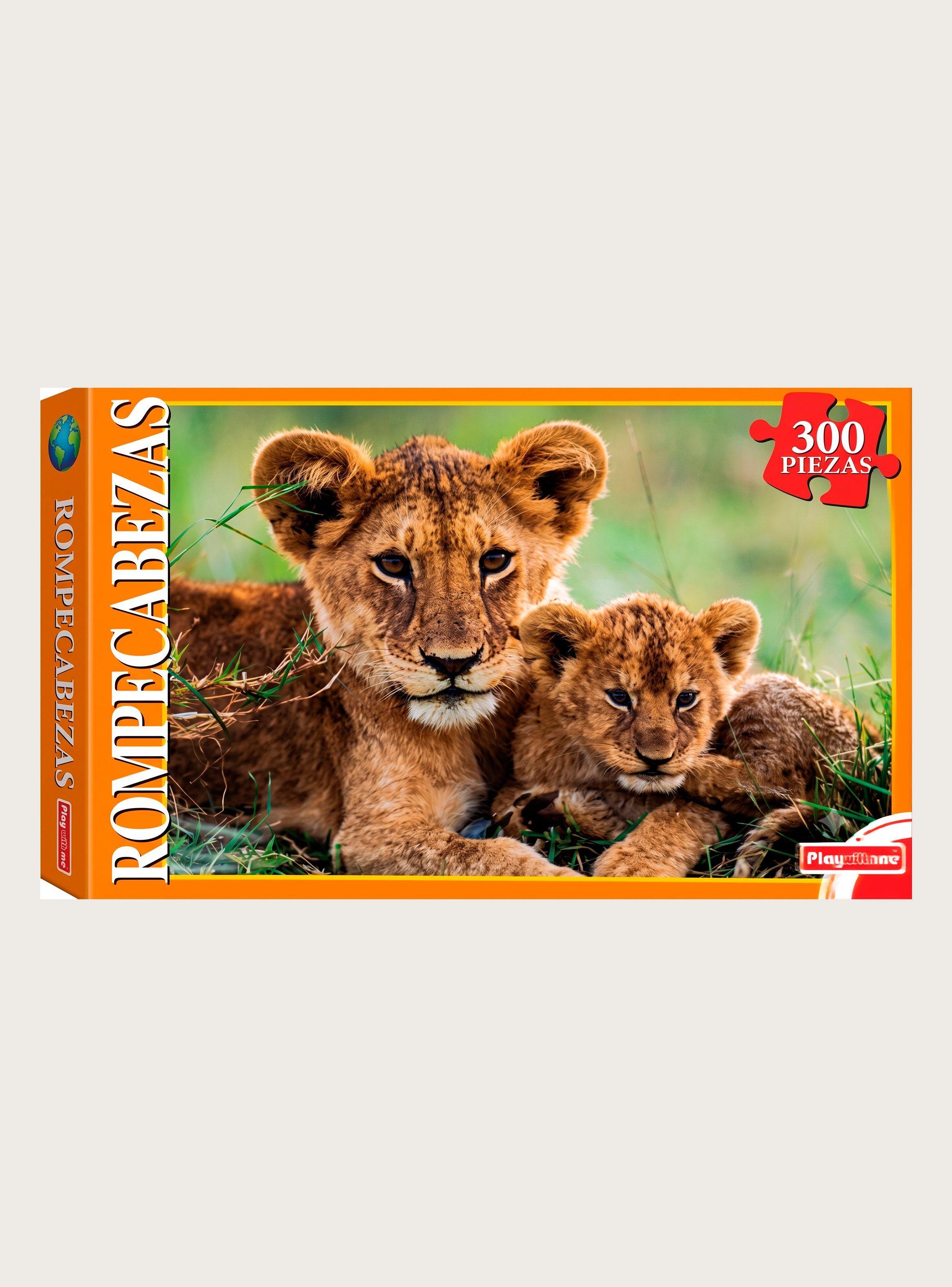 Puzzle Rompecabezas Leon Y Cria 300 Piezas Play With Me-2