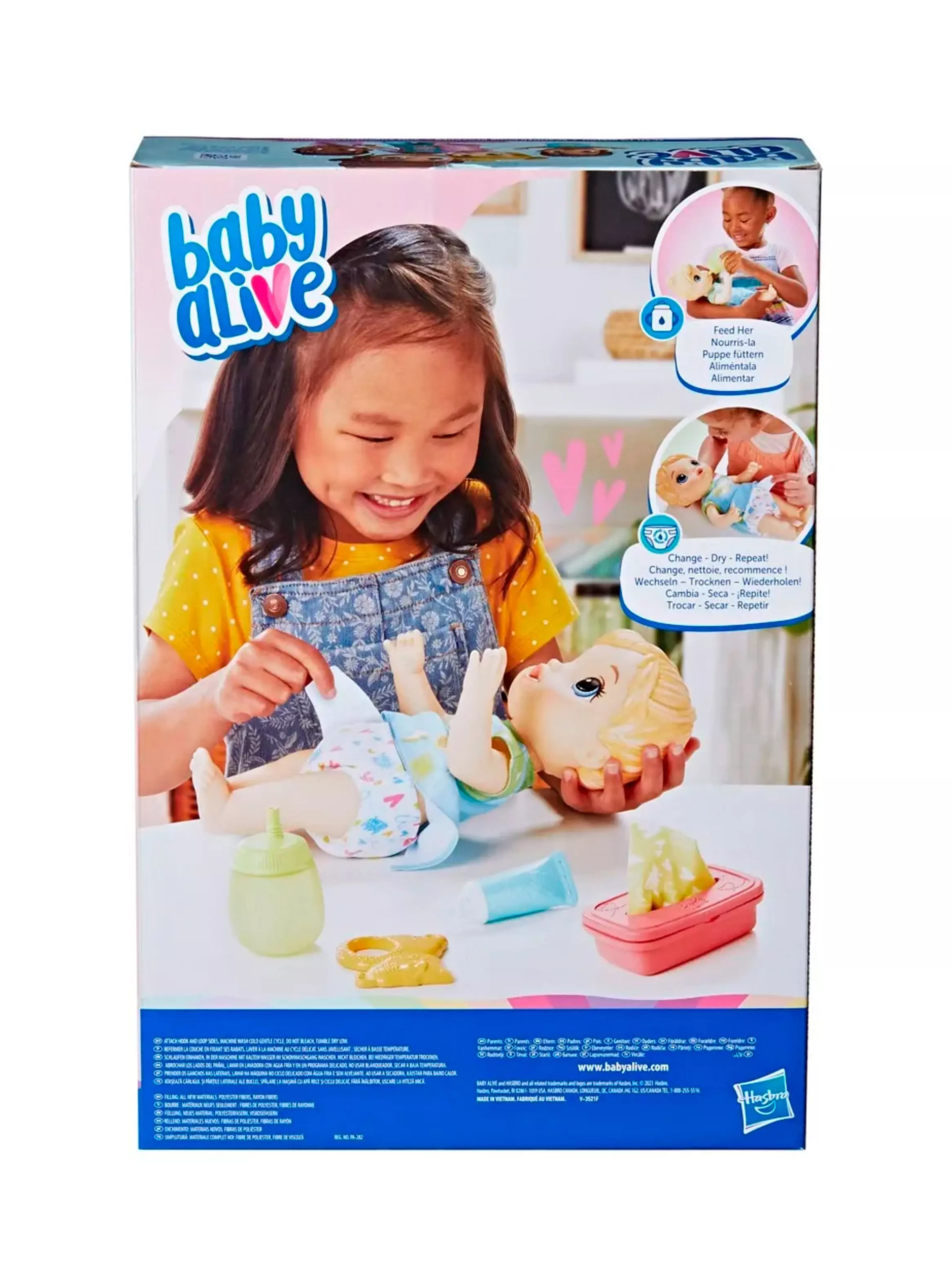 Baby Alive Muñeca Cambio de Pañal | Bebe y Hace Pipí-3