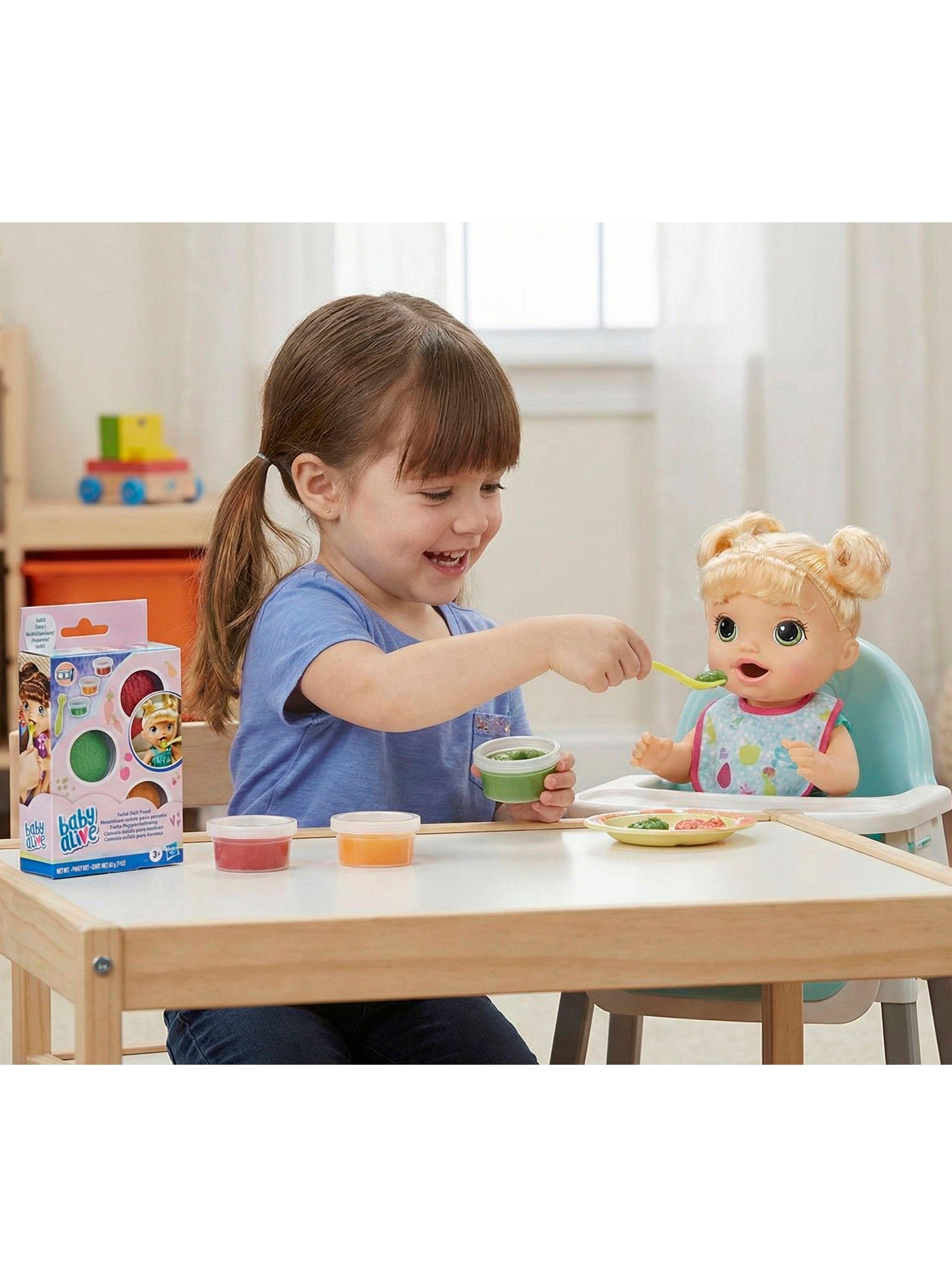 Repuesto Comida Sólida Baby Alive | 3 Potes y Tenedor-2