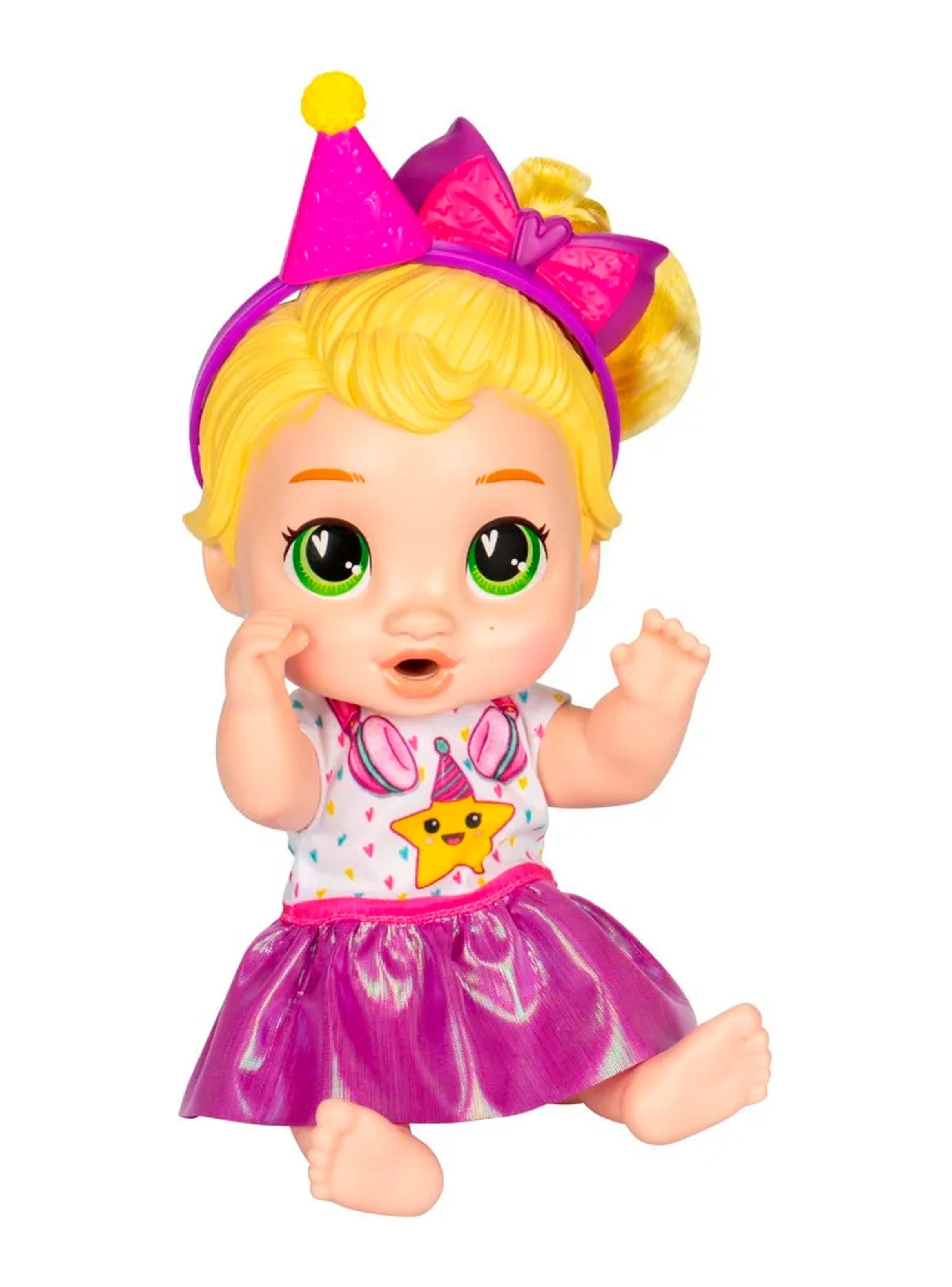 Baby Alive Muñeca Fiesta de Cumpleaños | ¡Sopla la Vela de Verdad!-2