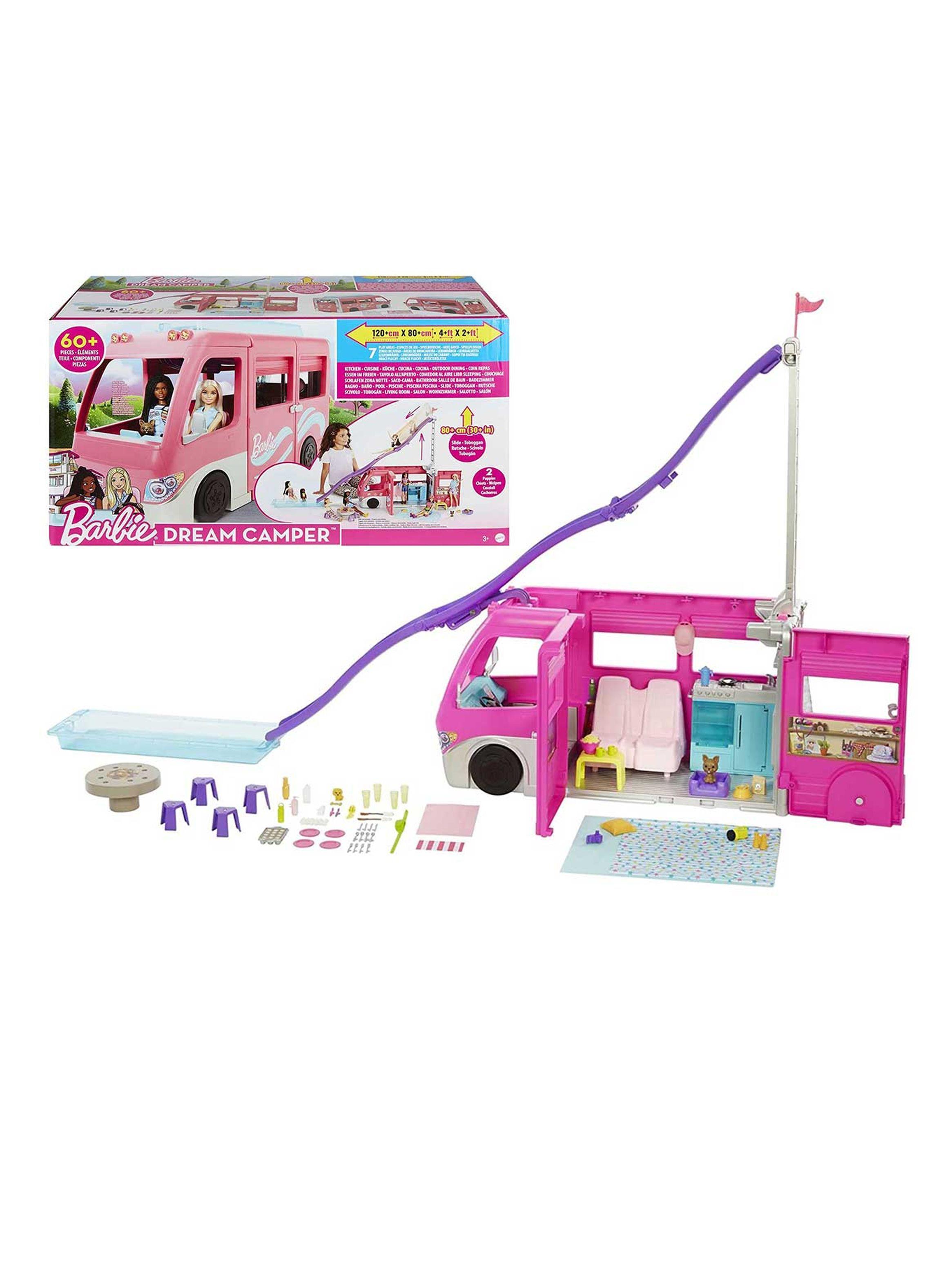 Vehículo Camper de Los Sueños de Muñeca Barbie de Mattel-0